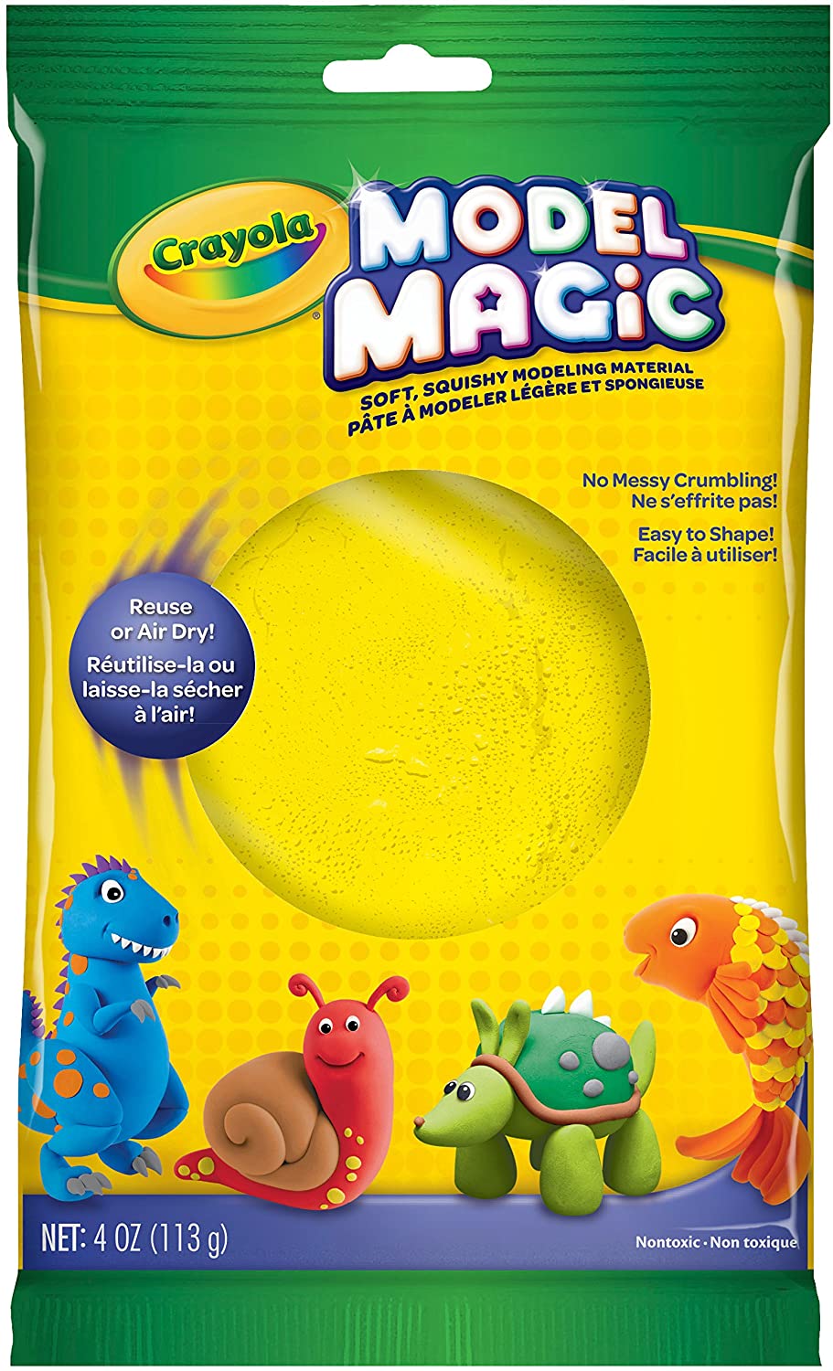 Buy Crayola Model Magic Pouch Yellow | Yallatoys.com