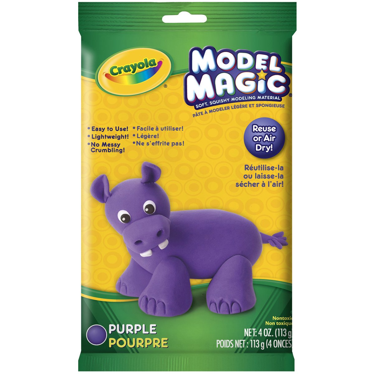 Buy Crayola Model Magic Pouch Purple | Yallatoys.com