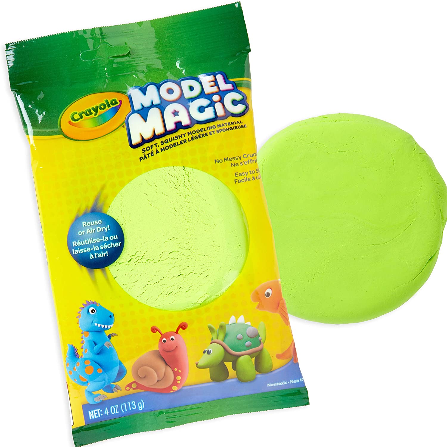 Buy Crayola Model Magic Clay Bag Neon Green | Yallatoys.com