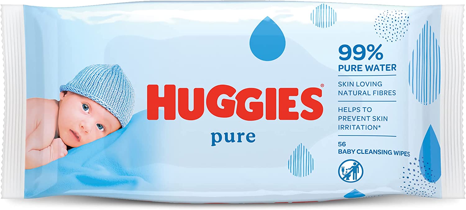 Huggies Baby Wipes Pure 56'S Huggies Yallatoys