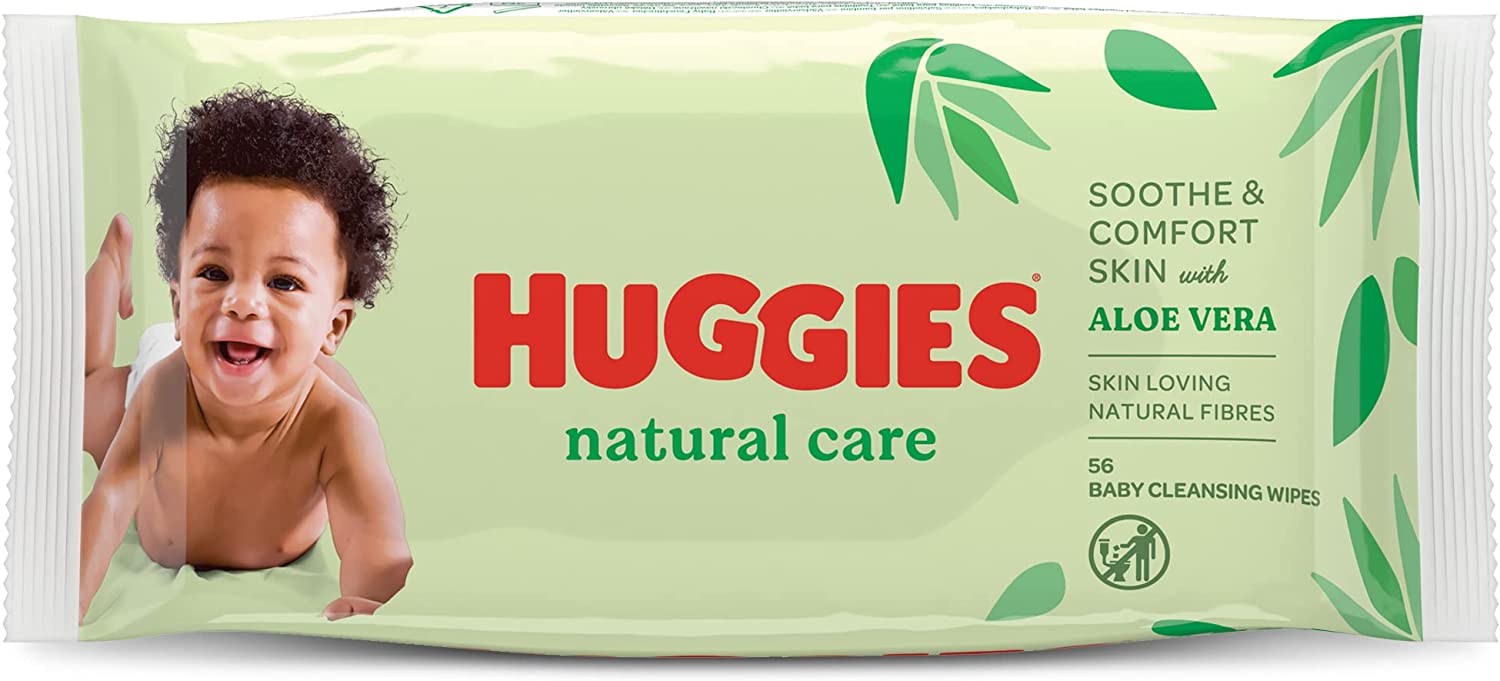 Huggies Baby Wipes Natural Care 56'S Huggies Yallatoys