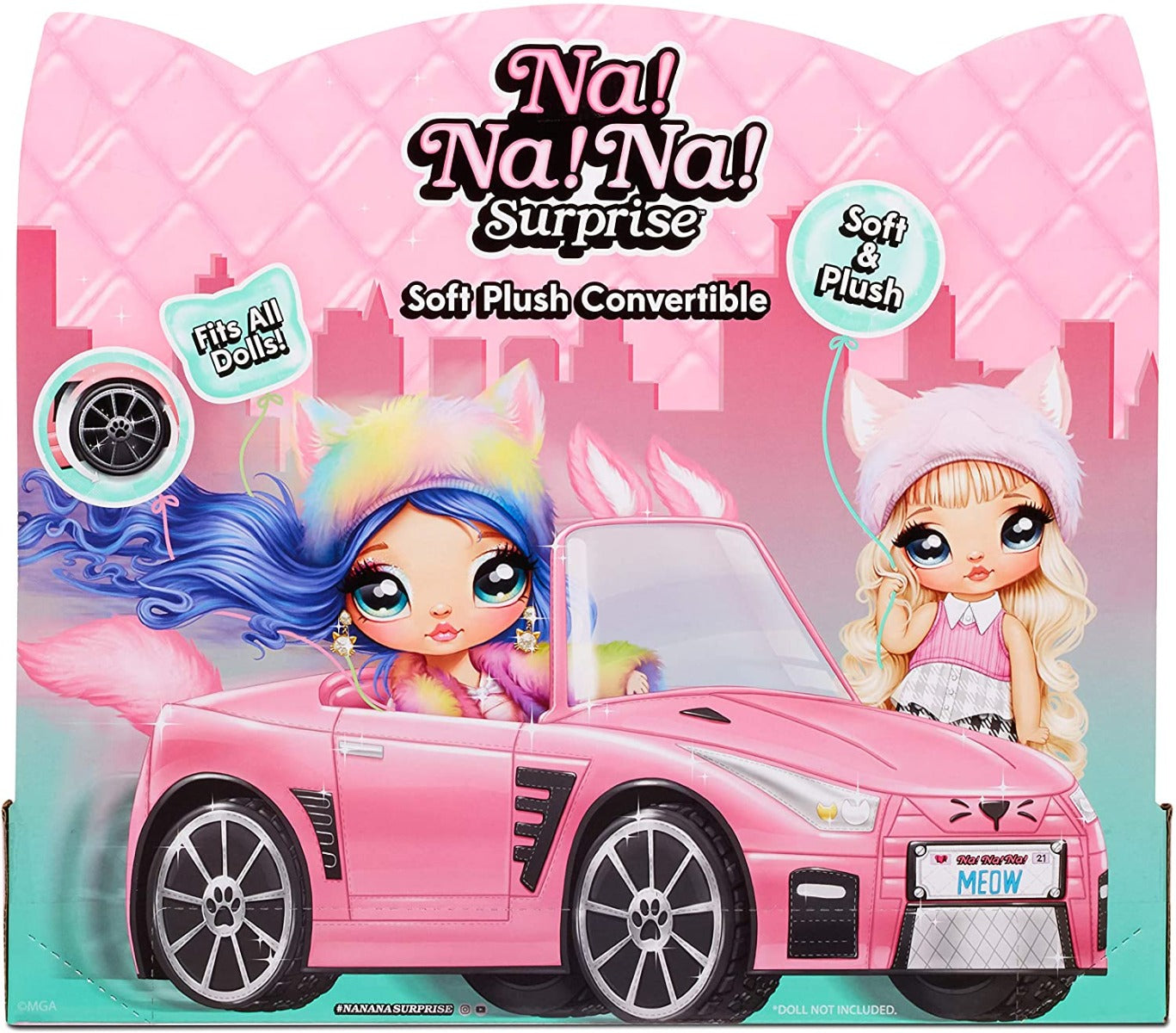 Buy Na Na Na Surprise Pink Soft Plush Convertible Car | Yallatoys.com
