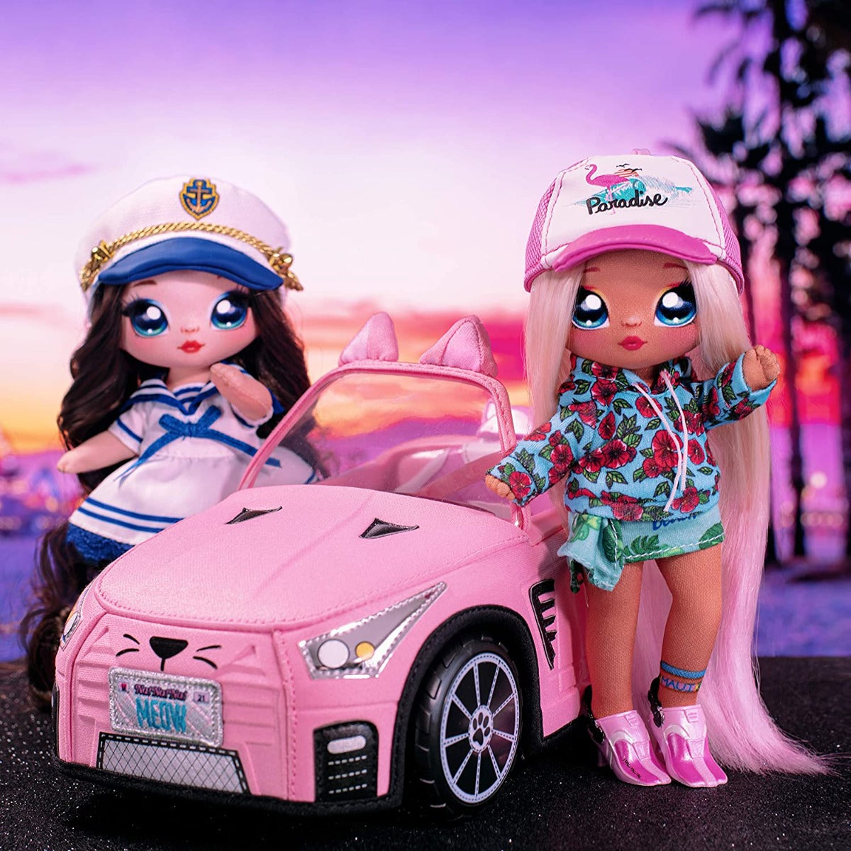 Buy Na Na Na Surprise Pink Soft Plush Convertible Car | Yallatoys.com