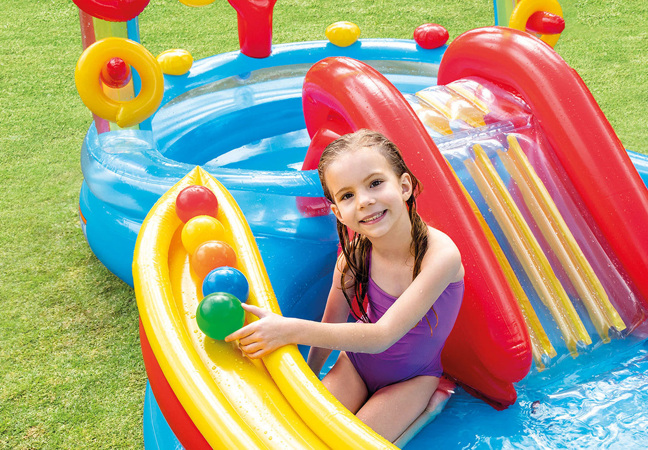Buy Intex Inflatable Rainbow Ring Play Center | Yallatoys.com