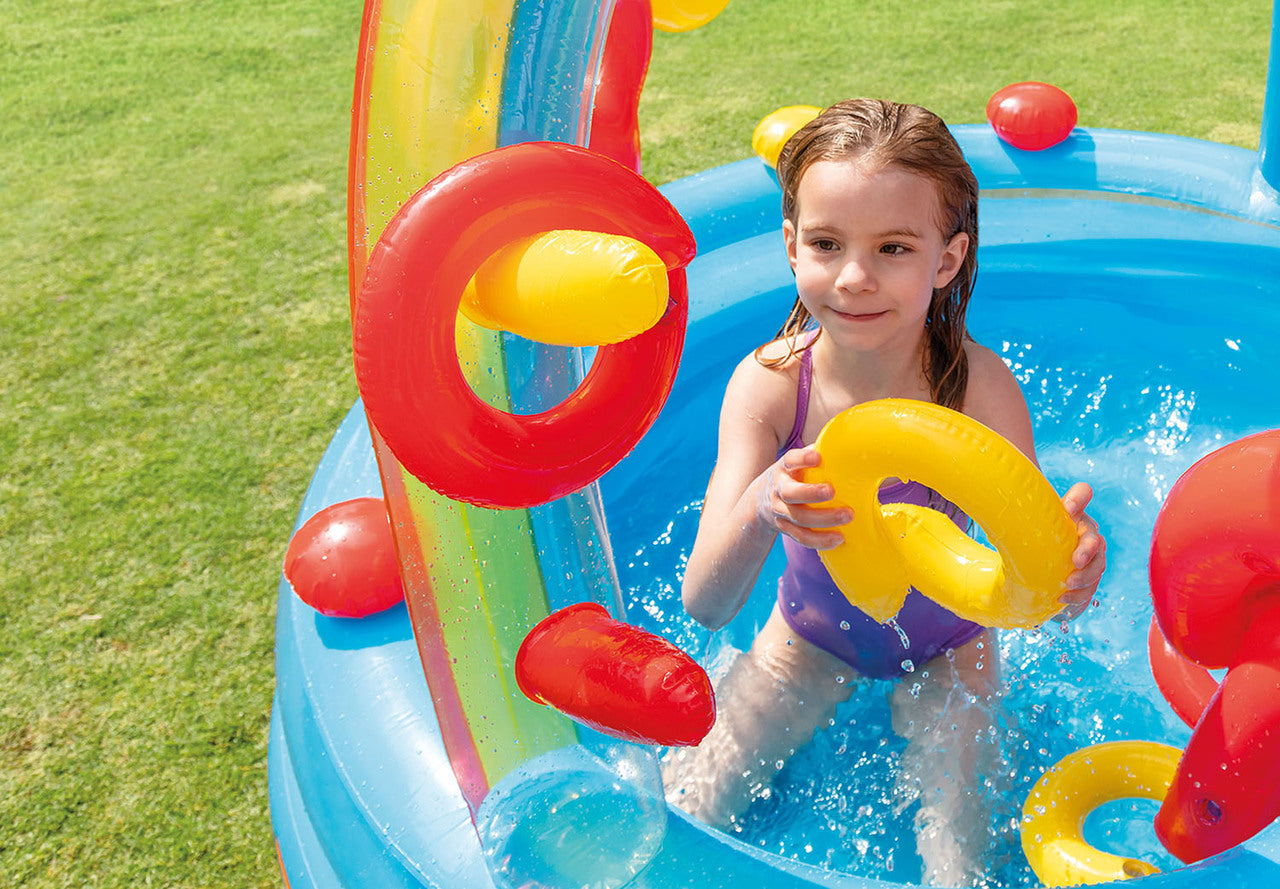 Buy Intex Inflatable Rainbow Ring Play Center | Yallatoys.com