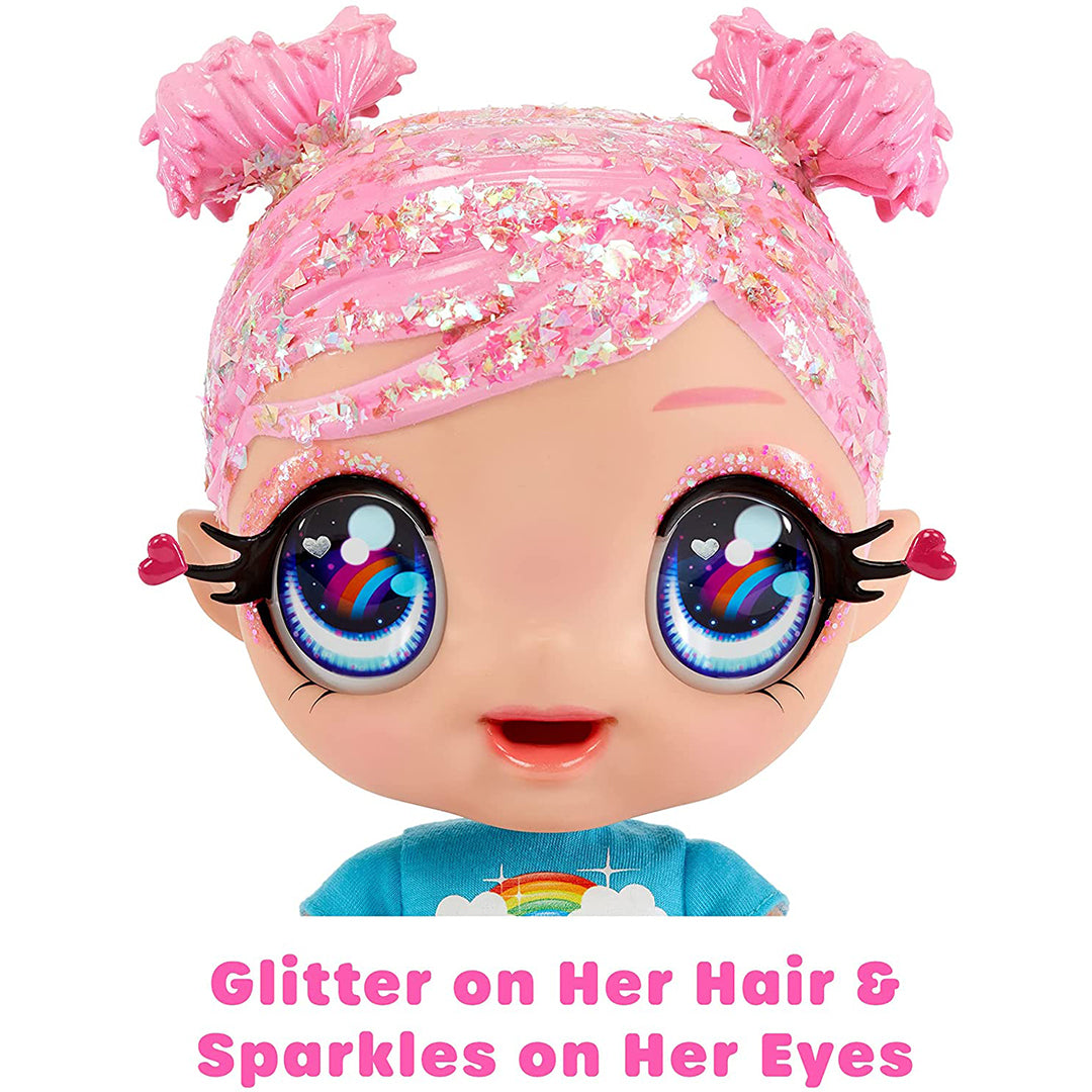 Buy Glitter Babyz Dreamia Stardust Baby Doll with 3 Magical Color Changes | Yallatoys.com