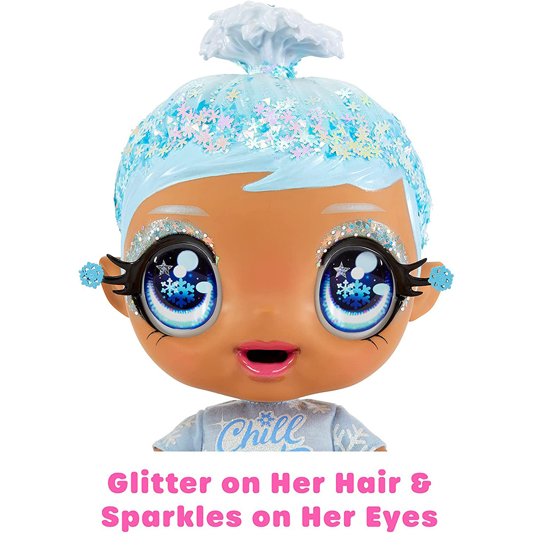 Buy Glitter Babyz January Snowflake Baby Doll with 3 Magical Color Changes | Yallatoys.com