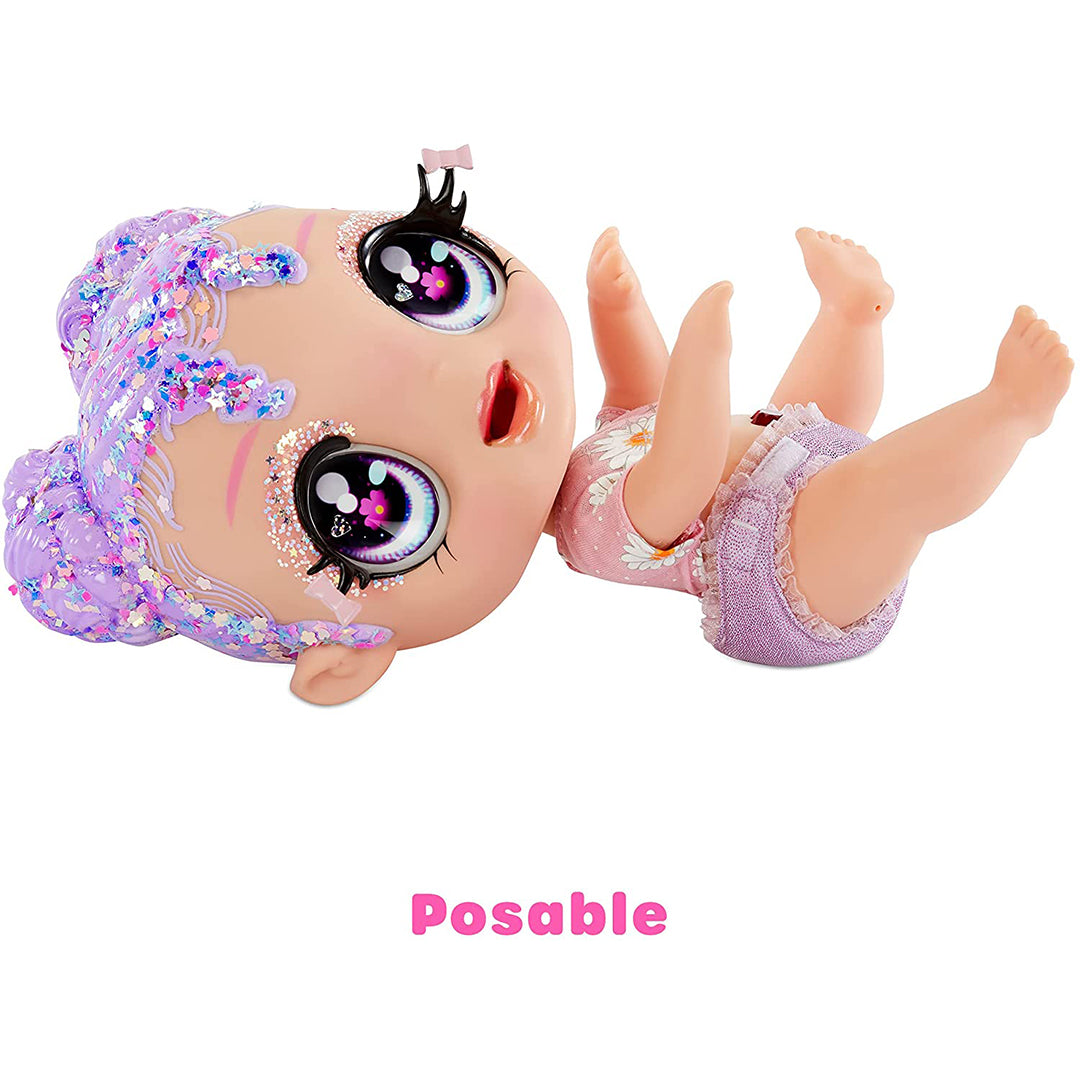 Buy Glitter Babyz Lila Wildboom Baby Doll with 3 Magical Color Changes | Yallatoys.com