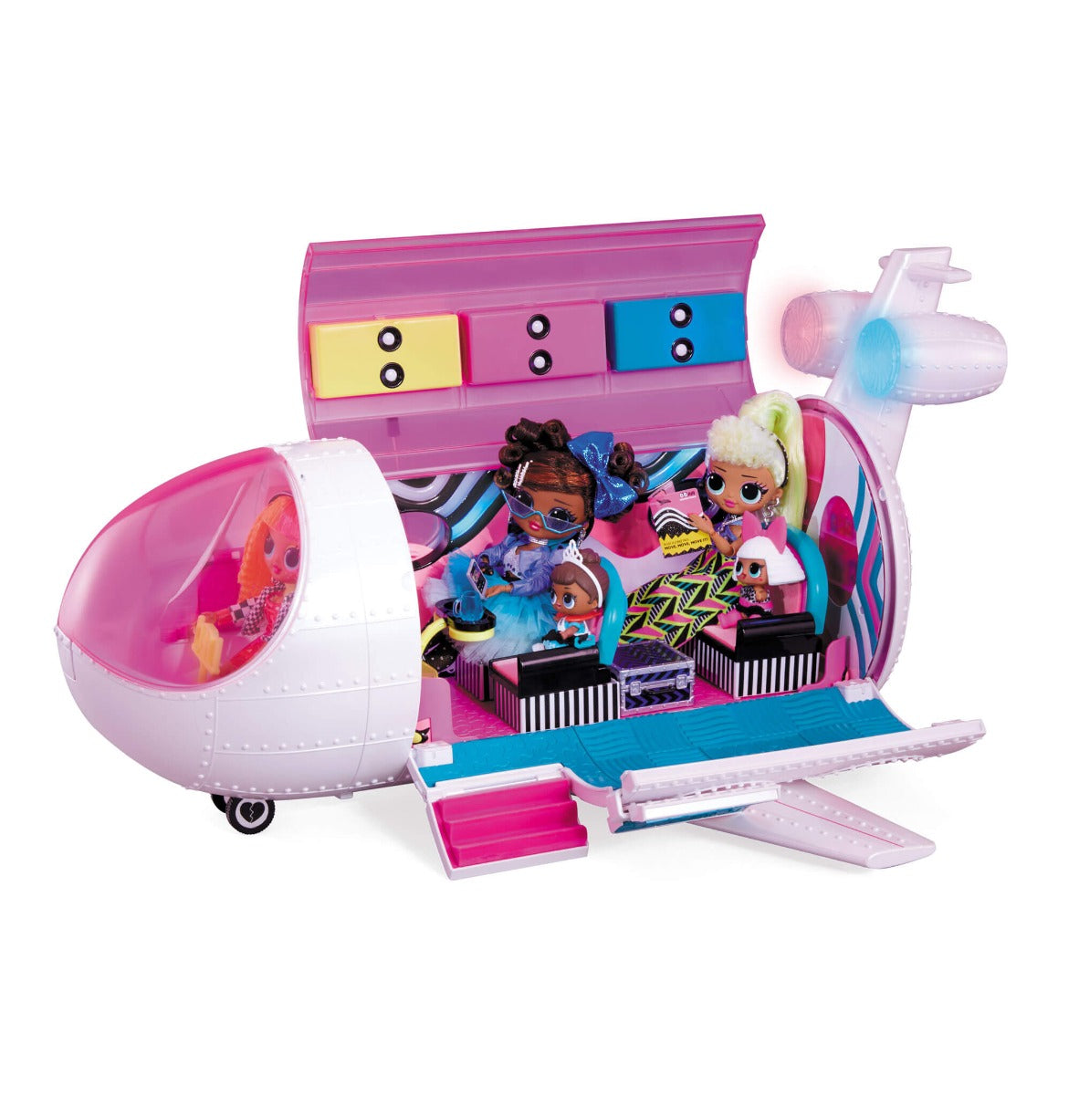 Buy LOL Surprise OMG Plane 4-in-1 Playset Transforms into an Airplane | Yallatoys.com