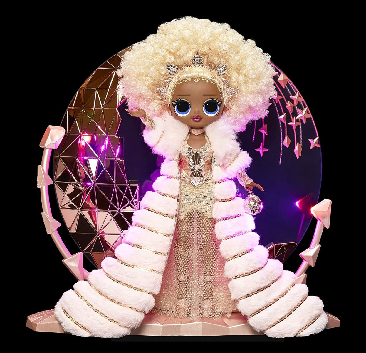 Buy LOL Surprise Holiday OMG 2021 Collector NYE Queen Fashion Doll with Gold Fashions | Yallatoys.com