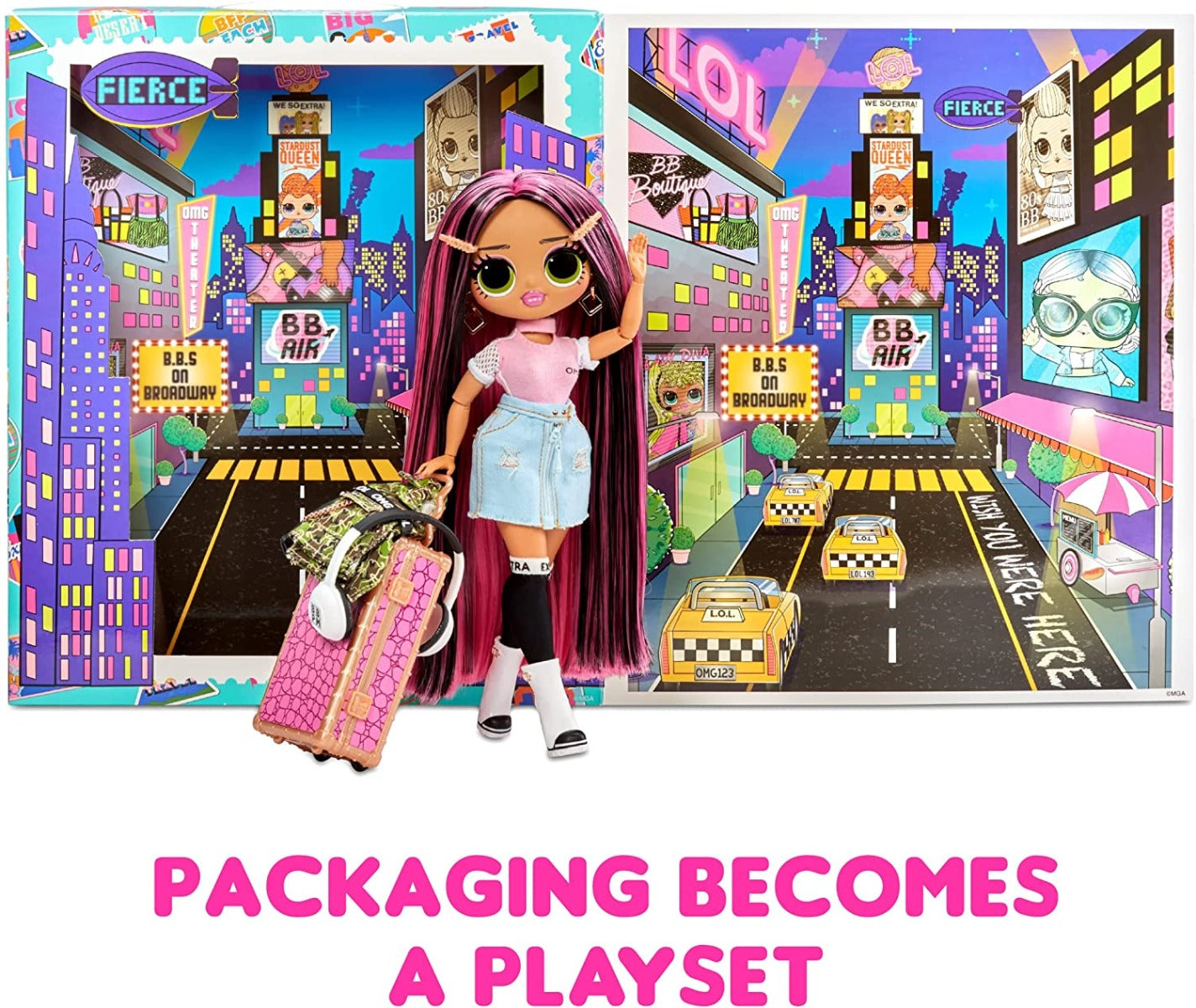 Buy LOL Surprise OMG World Travel City Babe Fashion Doll with 15 Surprises | Yallatoys.com