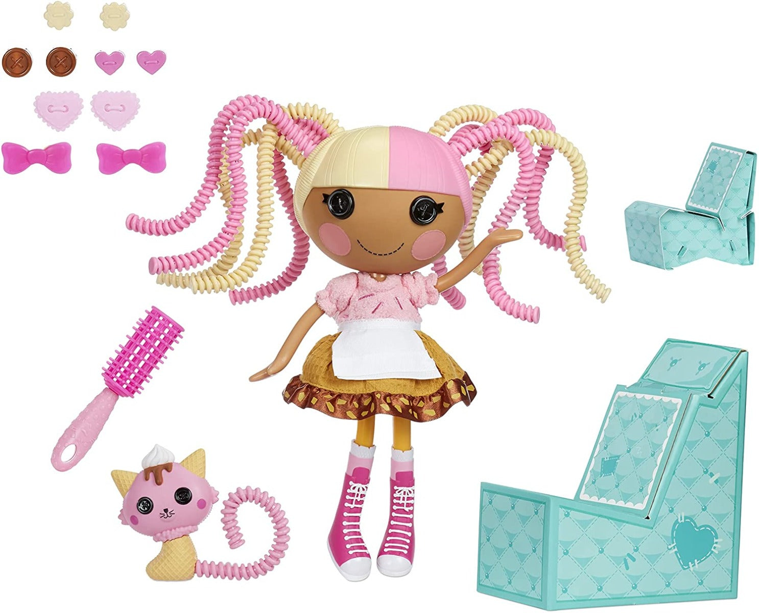 Buy Lalaloopsy Scoops Waffle Cone with Pet Cat | Yallatoys.com