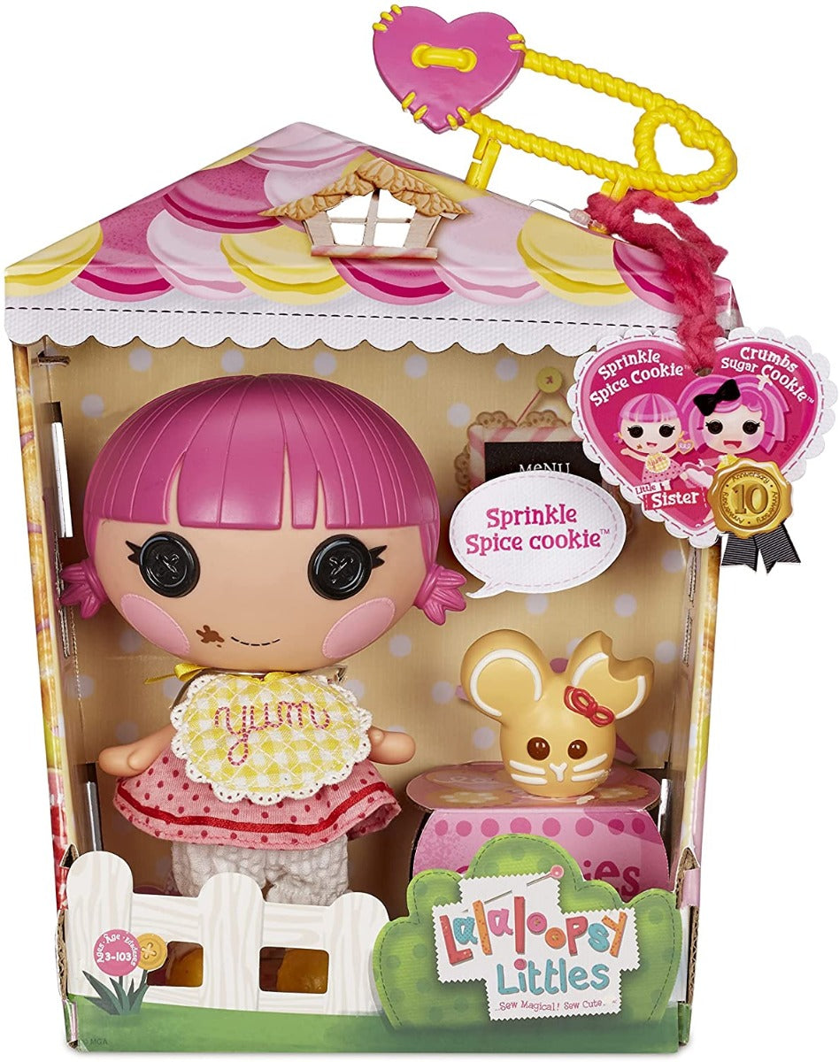 Buy Lalaloopsy Littles Doll Sprinkle Spice Cookie with Pet Cookie Mouse | Yallatoys.com