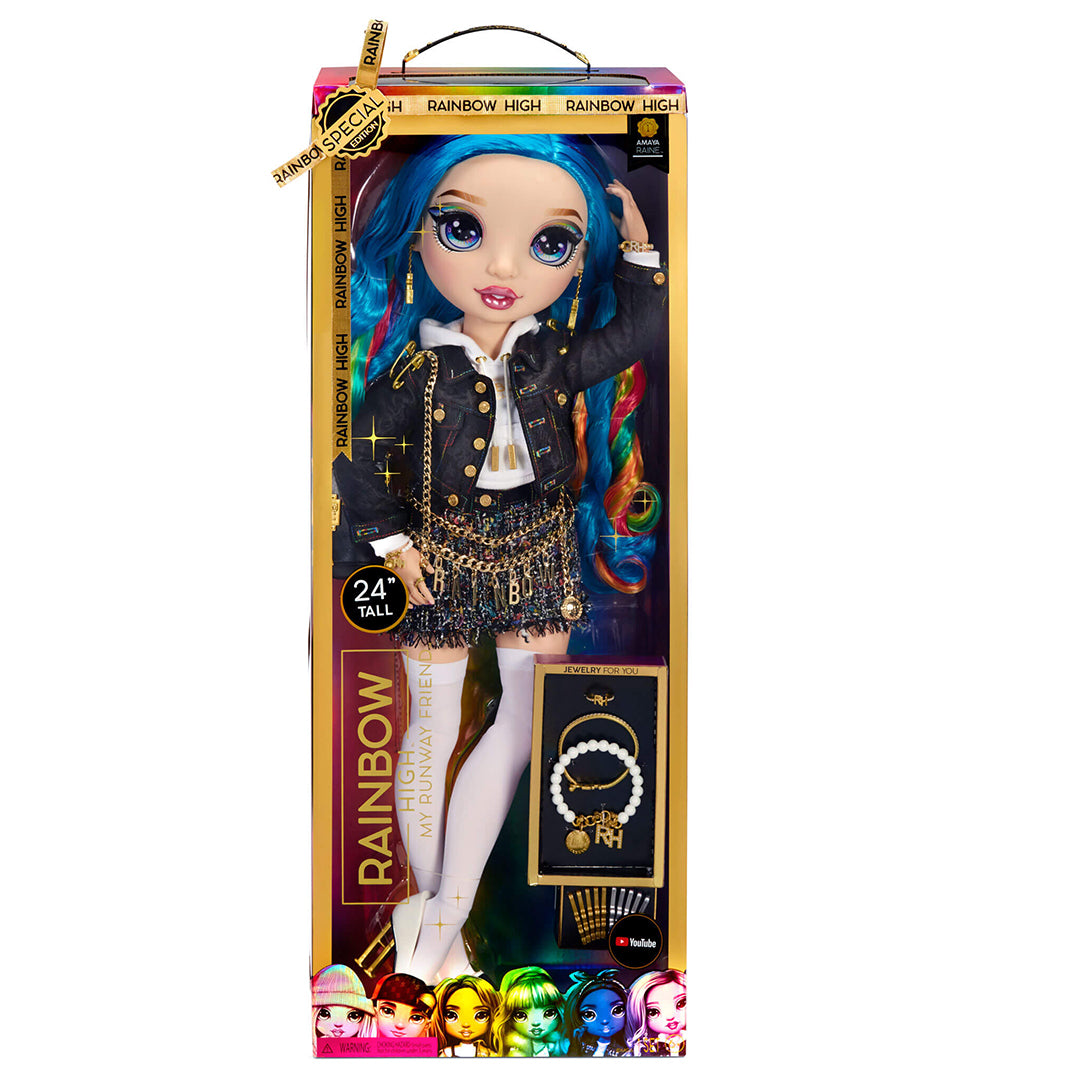 Buy Rainbow High Large Doll My Runway Friend Amaya Raine Special Edition 24inch Doll | Yallatoys.com