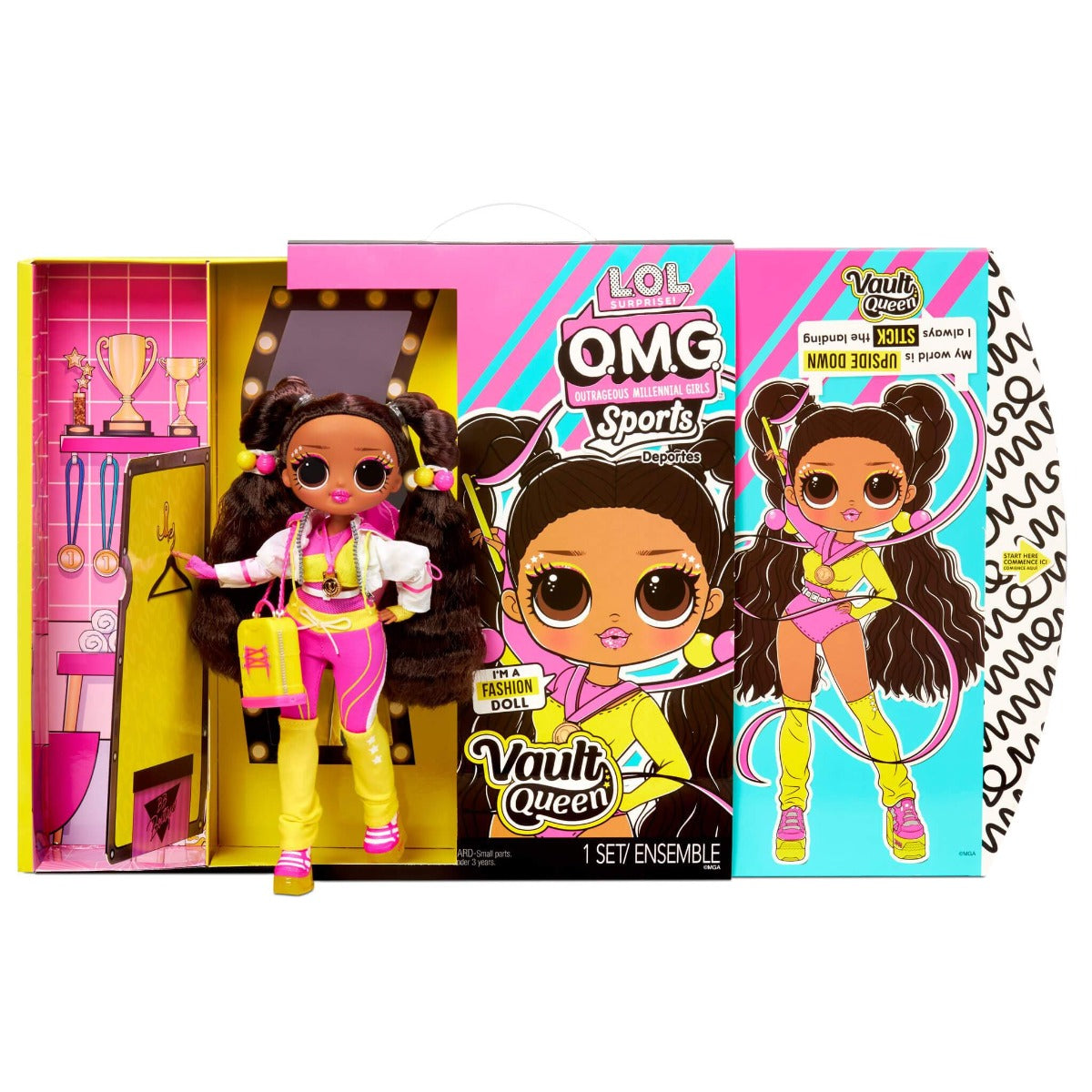 Buy LOL Surprise OMG Sports Vault Queen Artistic Gymnastics Fashion Doll | Yallatoys.com
