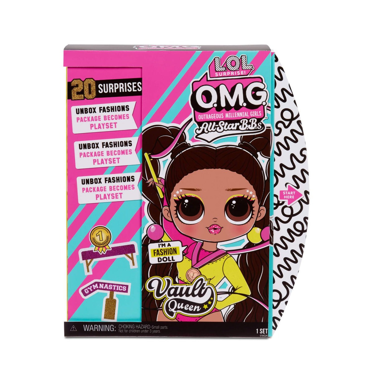 Buy LOL Surprise OMG Sports Vault Queen Artistic Gymnastics Fashion Doll | Yallatoys.com