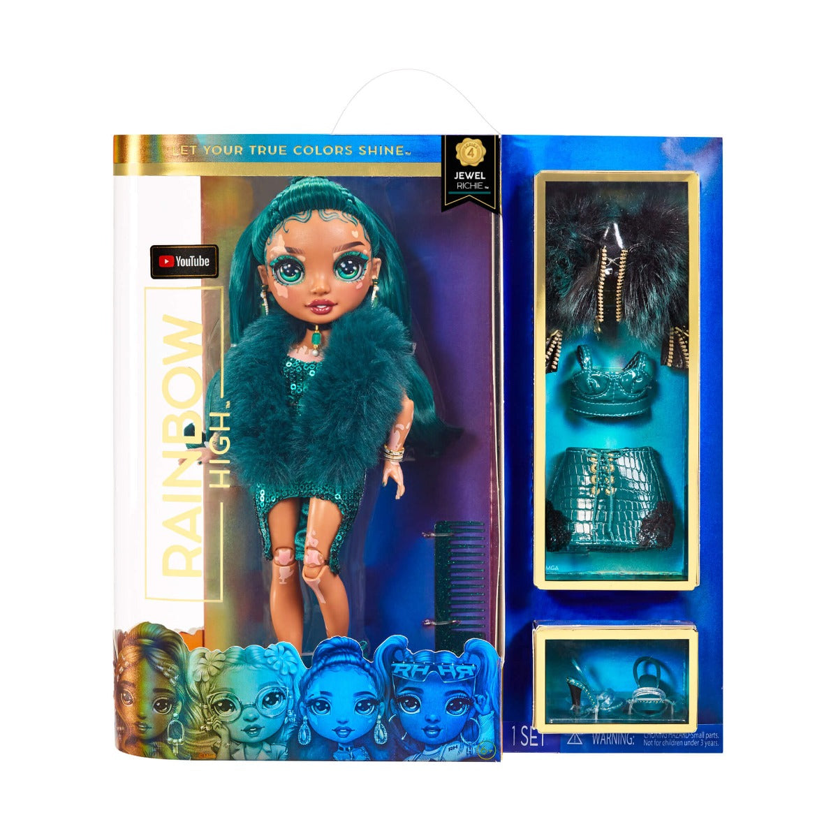 Buy Rainbow High Jewel Richie Emerald Green Fashion Doll | Yallatoys.com