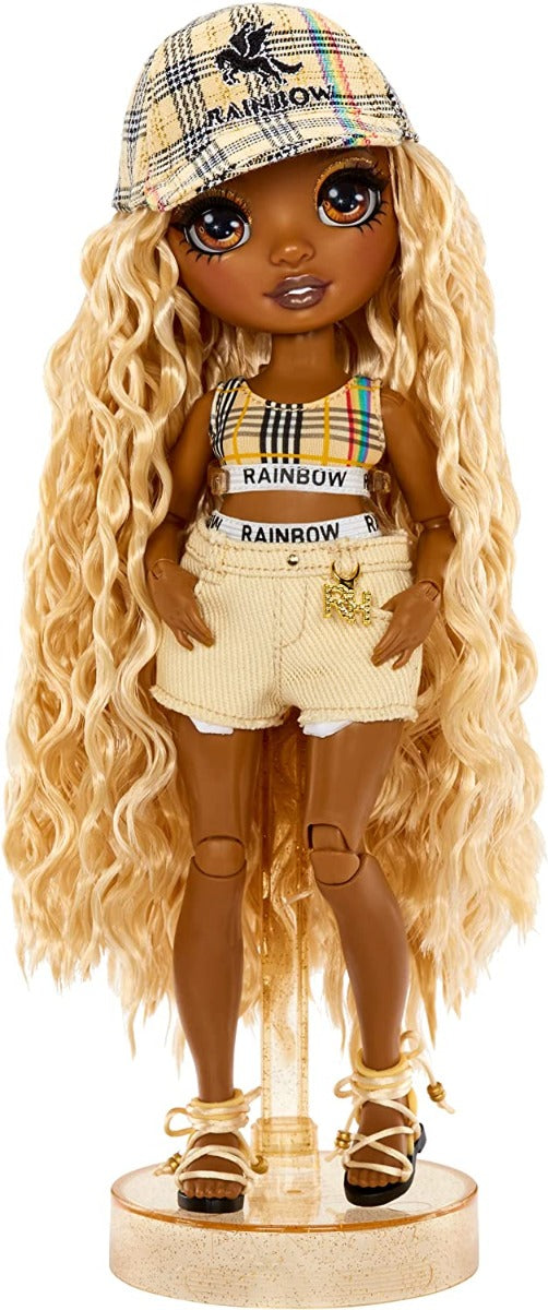 Buy Rainbow High Pacific Coast Harper Dune Sand Light Yellow Fashion Doll with Designer Outfits | Yallatoys.com