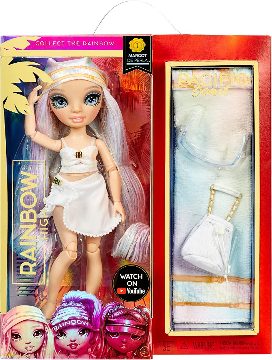 Buy Rainbow High Pacific Coast Margot De Perla Opal Fashion Doll with Designer Outfits | Yallatoys.com