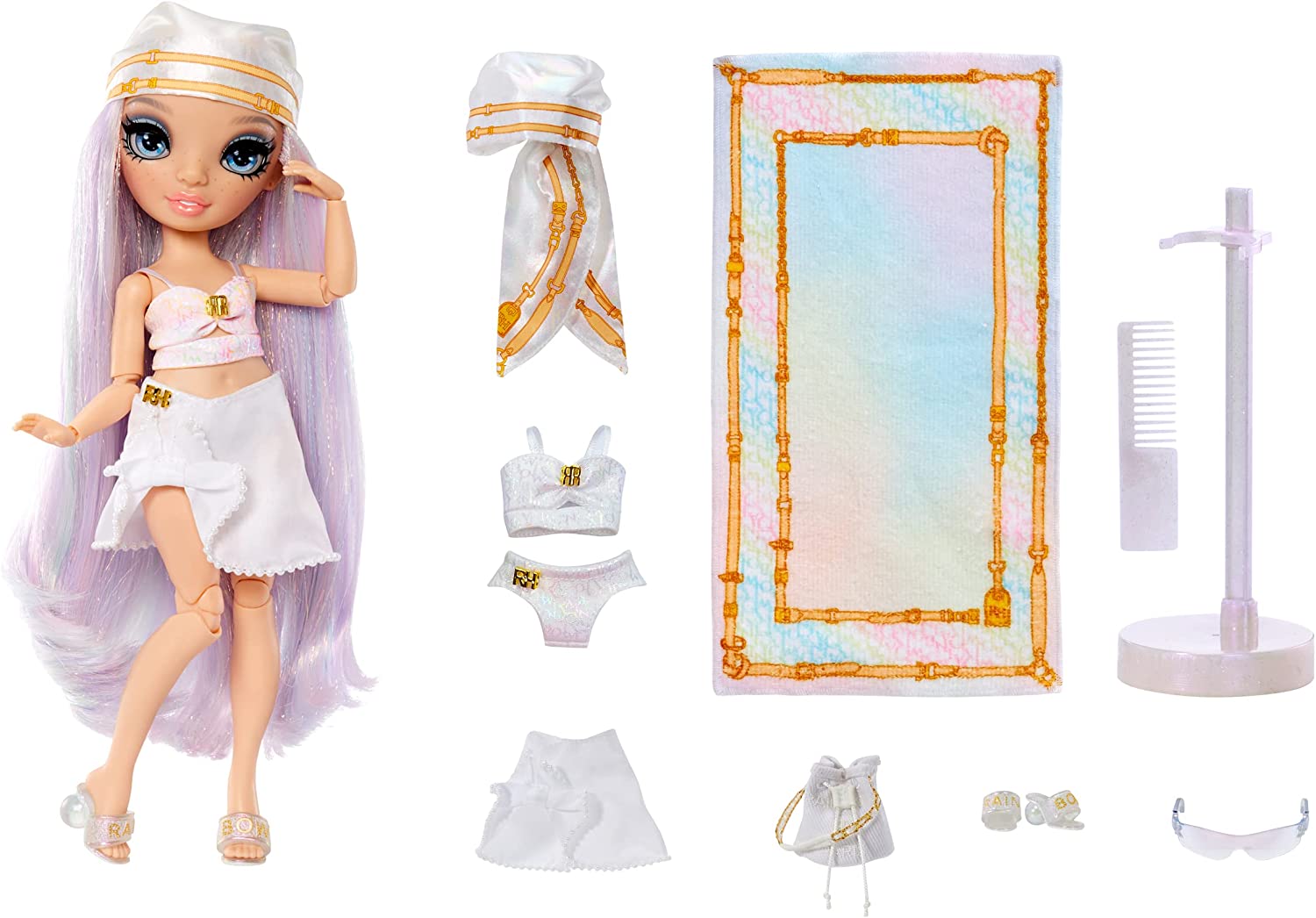 Buy Rainbow High Pacific Coast Margot De Perla Opal Fashion Doll with Designer Outfits | Yallatoys.com