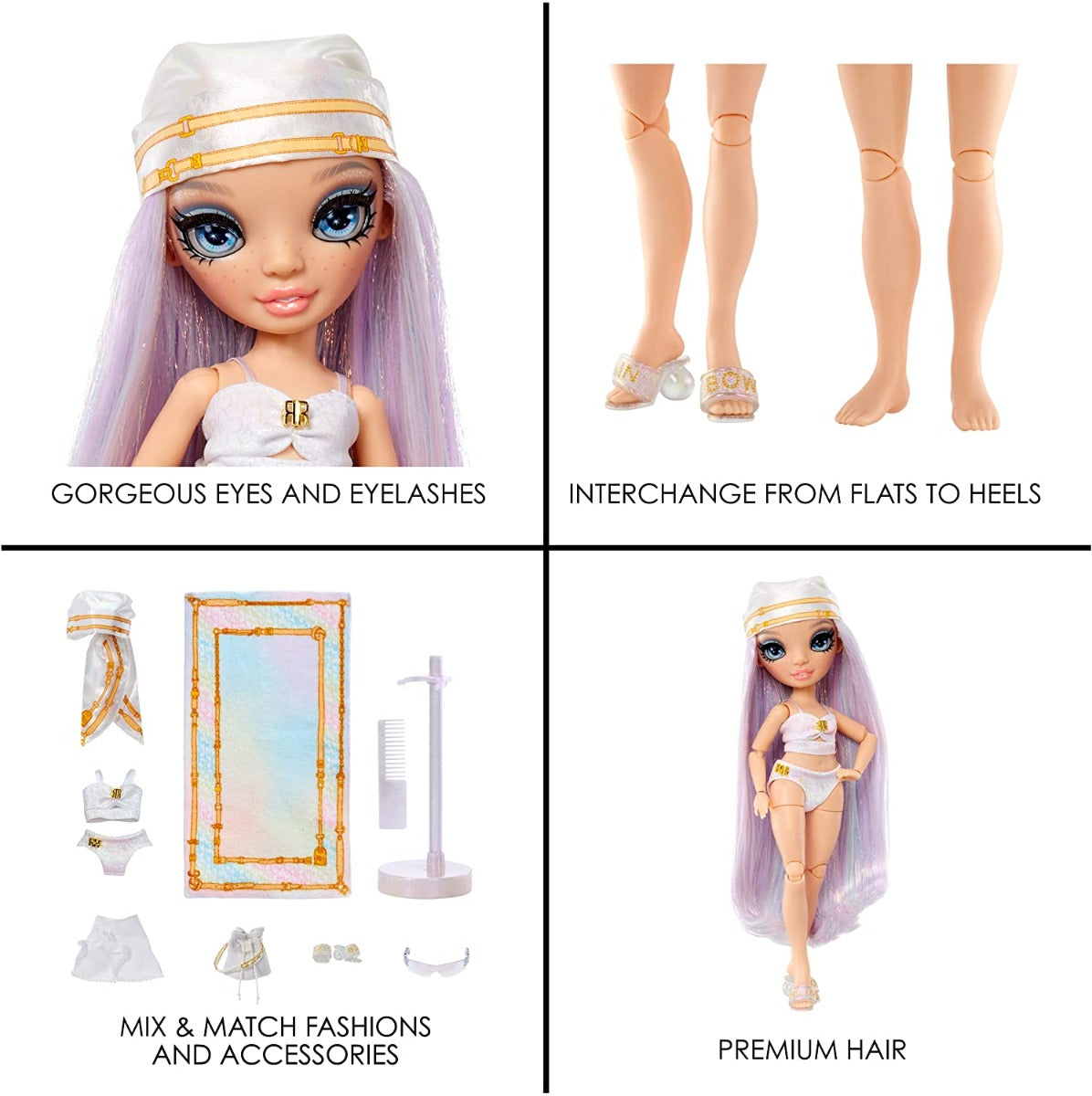 Buy Rainbow High Pacific Coast Margot De Perla Opal Fashion Doll with Designer Outfits | Yallatoys.com