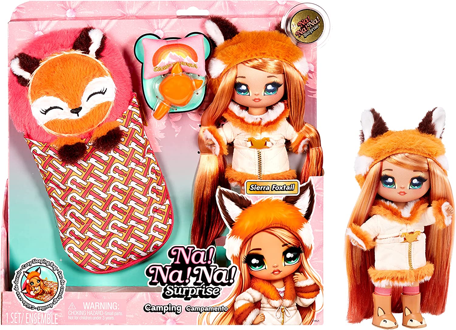 Buy Na Na Na Surprise Camping Dolls Sierra Foxtail Fashion Doll | Yallatoys.com