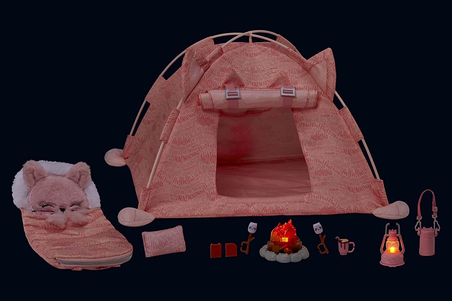 Buy Na Na Na Surprise Kitty Cat Campground Tent Playset with 10 Accessories | Yallatoys.com