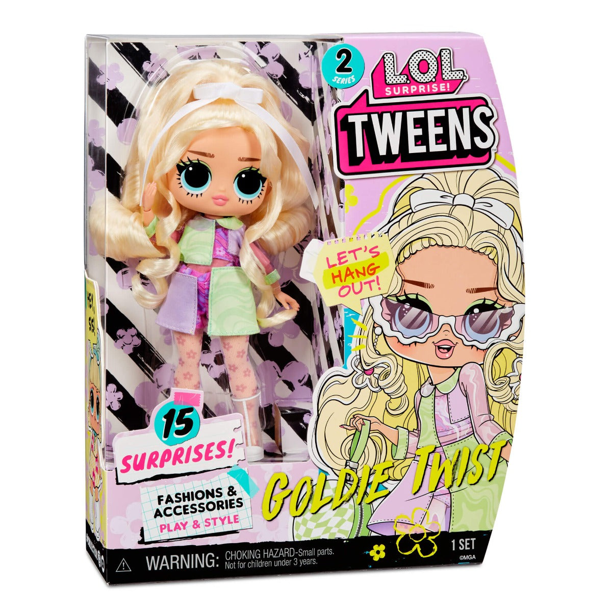 Buy LOL Surprise Tweens Series 2 Fashion Doll Goldie Twist with 15 Surprises | Yallatoys.com