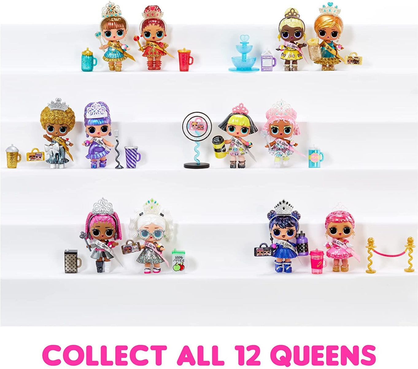 Buy LOL Surprise Tot Queens Dolls with 9 Surprises (Sold Separately Subject to Availability) | Yallatoys.com