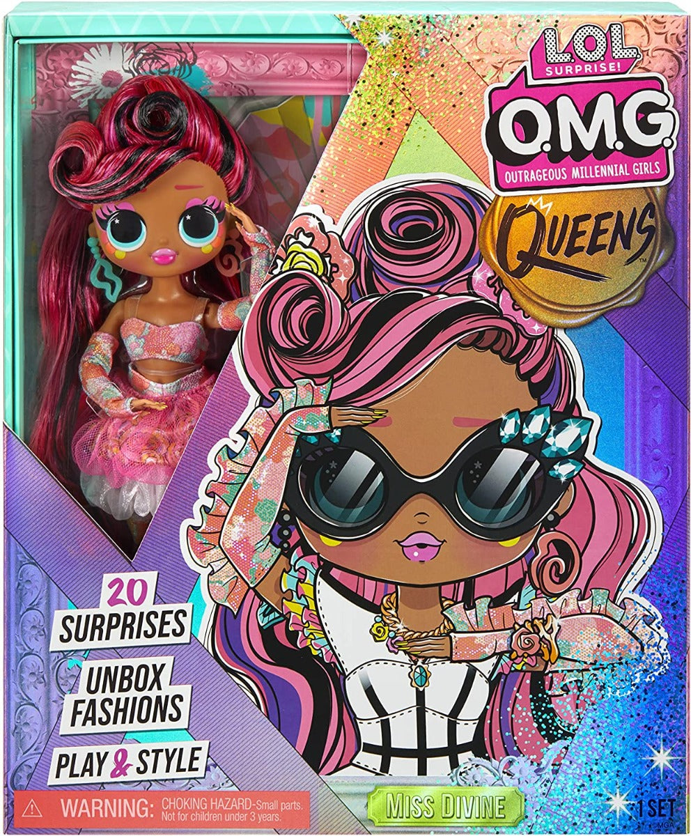 Buy LOL Surprise OMG Queens Miss Divine Fashion Doll with 20 Surprises | Yallatoys.com