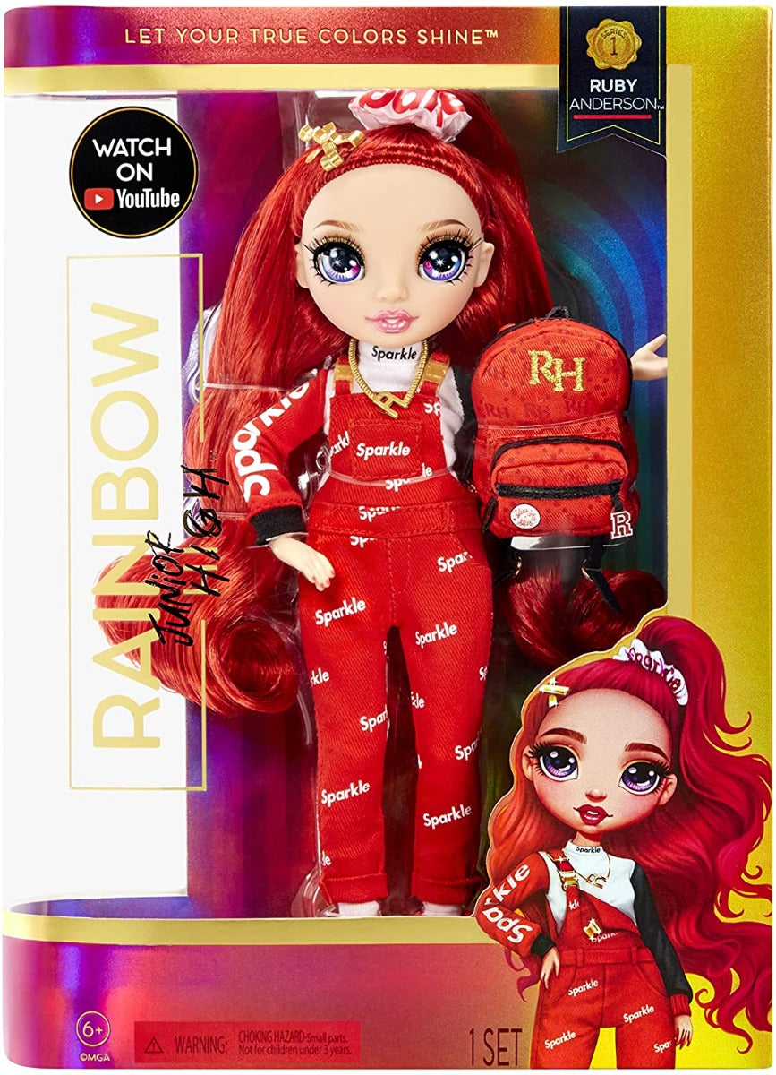 Buy Rainbow High Jr High Ruby Anderson 9inch Red Fashion Doll | Yallatoys.com