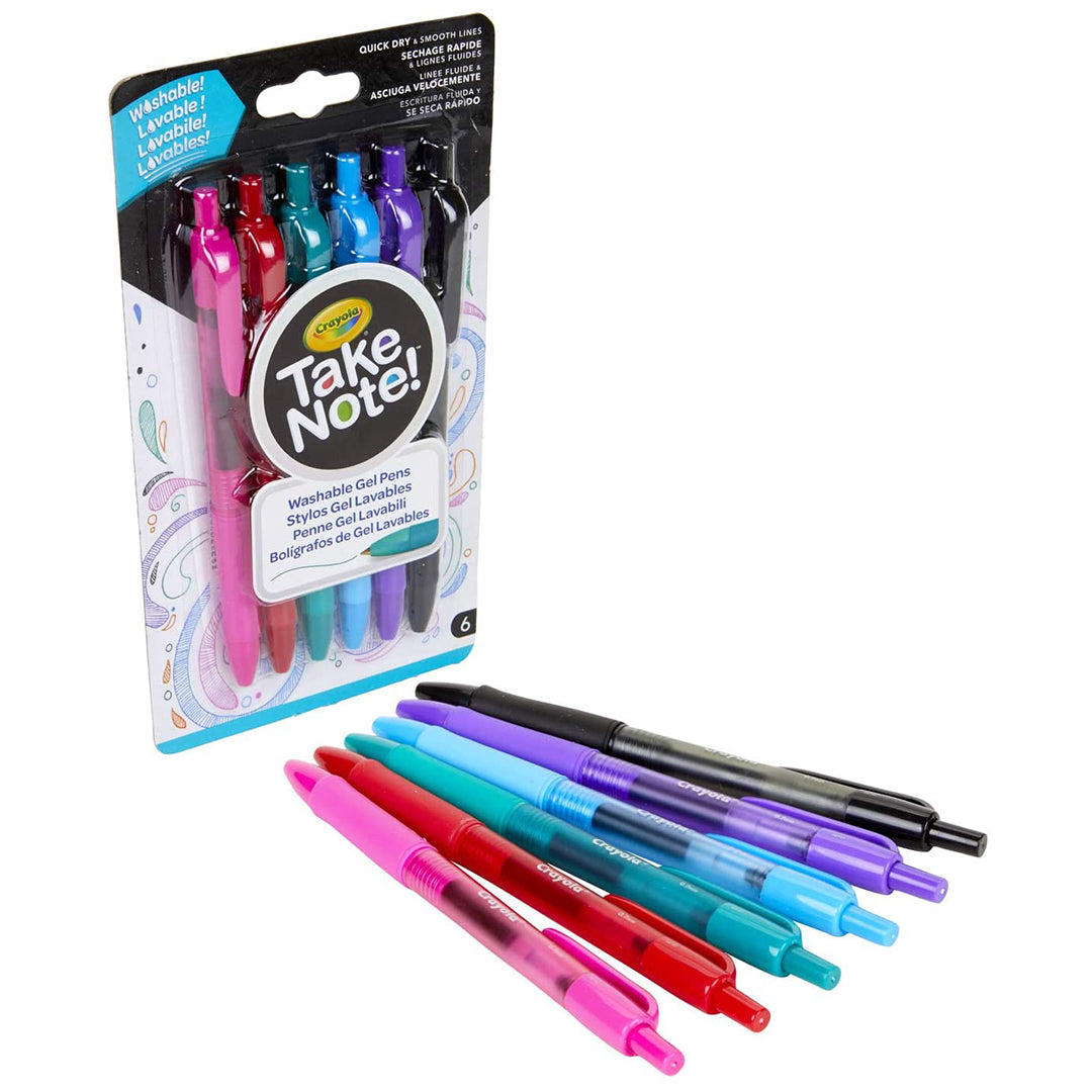 Buy Crayola Take Note Medium Point Washable Gel Pens | Yallatoys.com