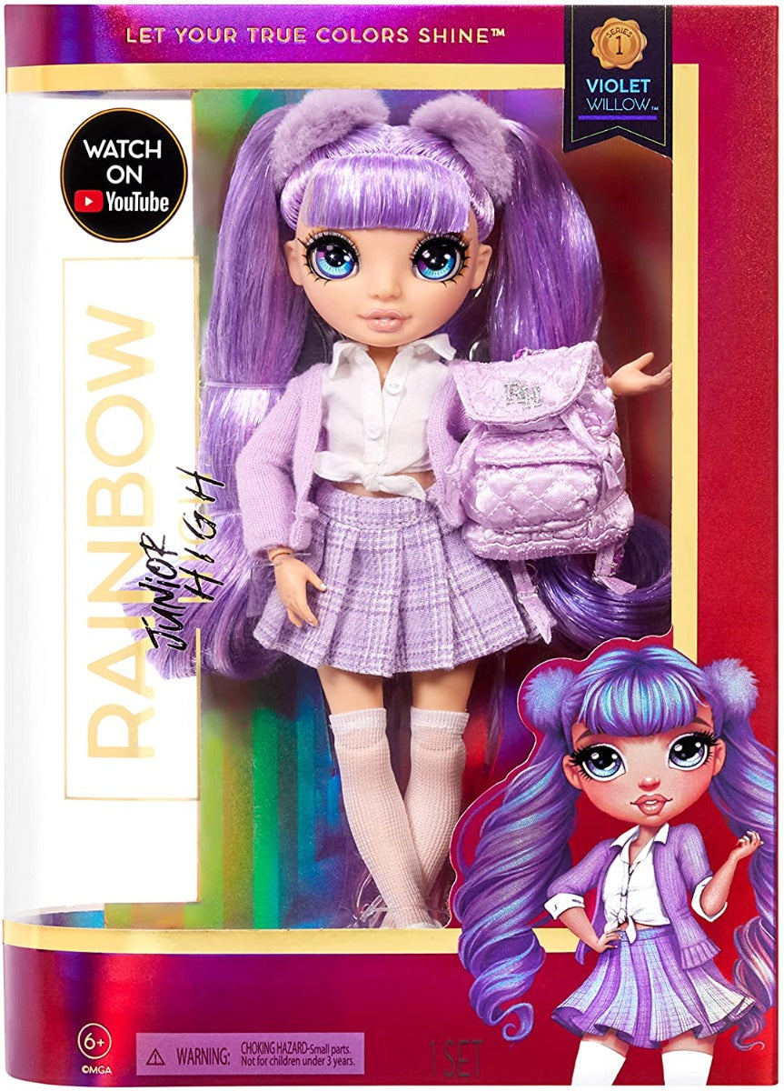 Buy Rainbow High Jr High Violet Willow Purple Fashion Doll | Yallatoys.com