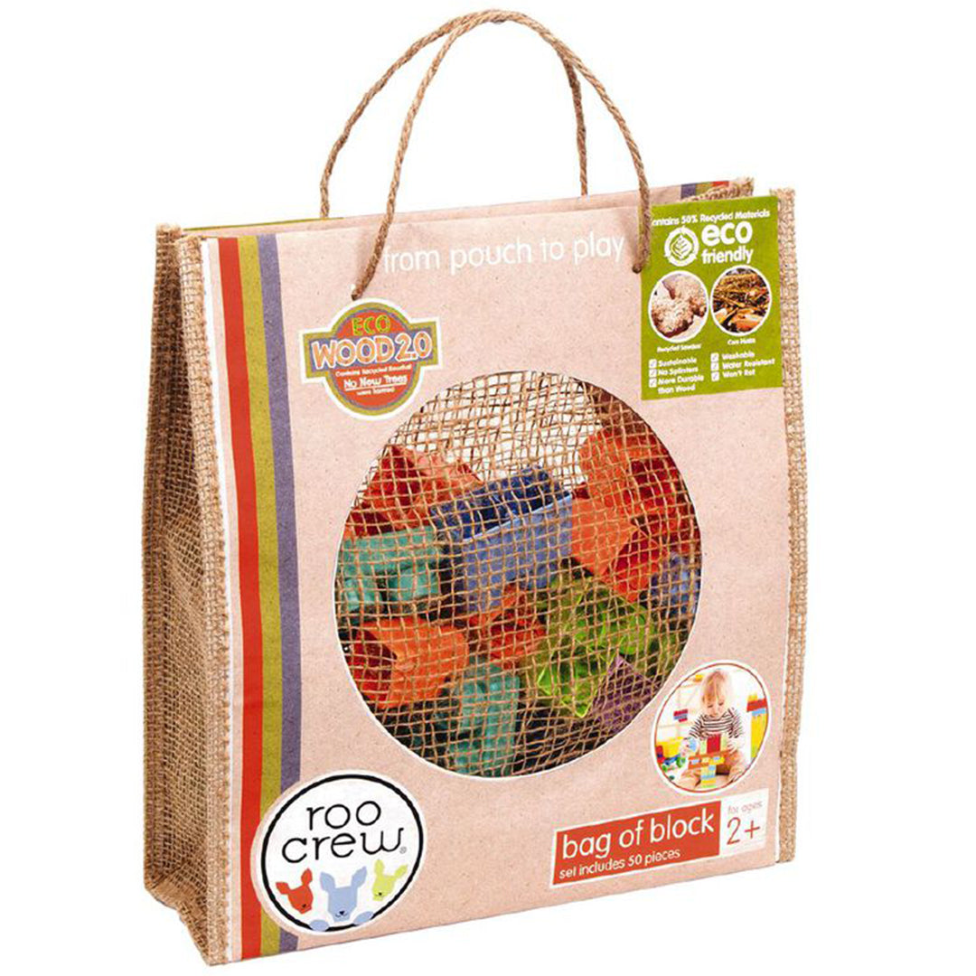 Buy Roo Crew Twine Bag Of Blocks | Yallatoys.com
