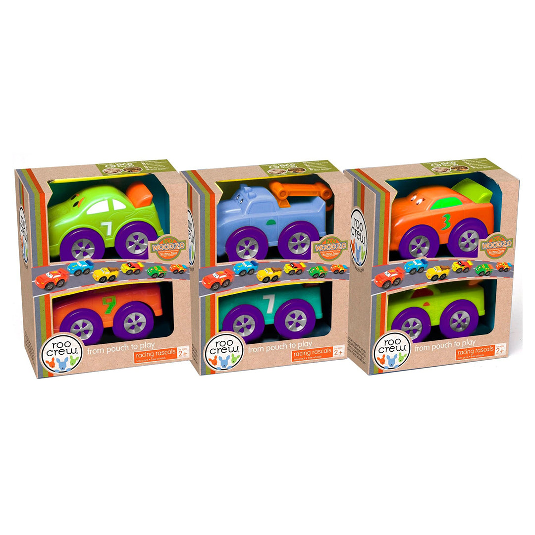 Buy Roo Crew Eco Wood 2.0 Racing Cars (Sold Separateley Subject To Availability) | Yallatoys.com
