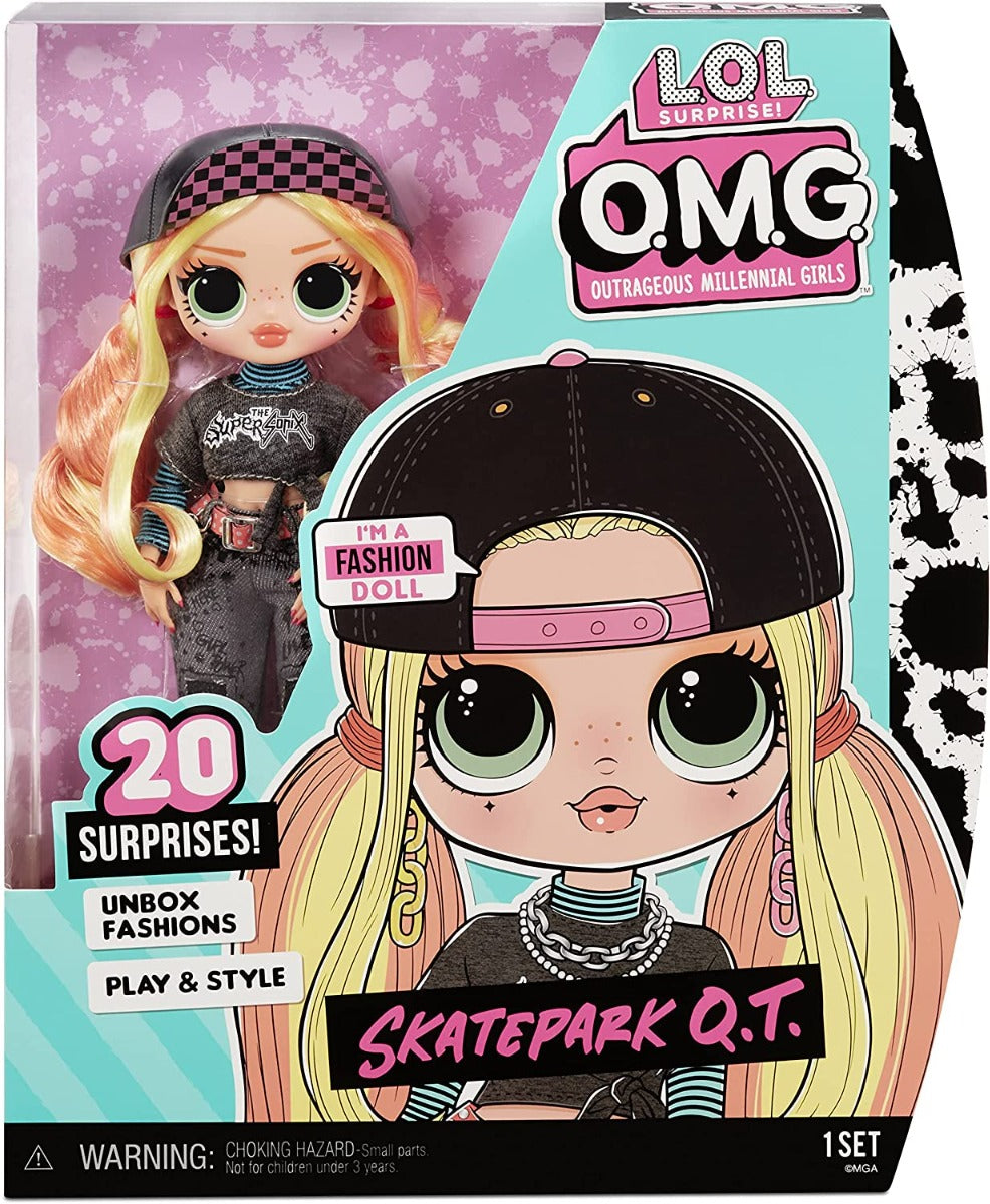 Buy LOL Surprise OMG Skatepark QT Fashion Doll with 20 Surprises | Yallatoys.com