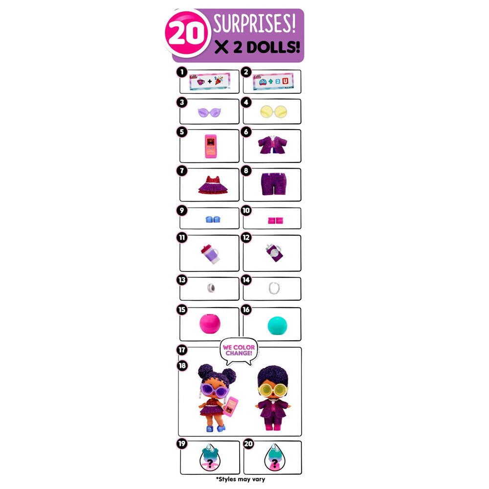 Buy LOL Surprise Color Change 2 in 1 Me & My Doll Bro (Sold Separately Subject to Availability) | Yallatoys.com