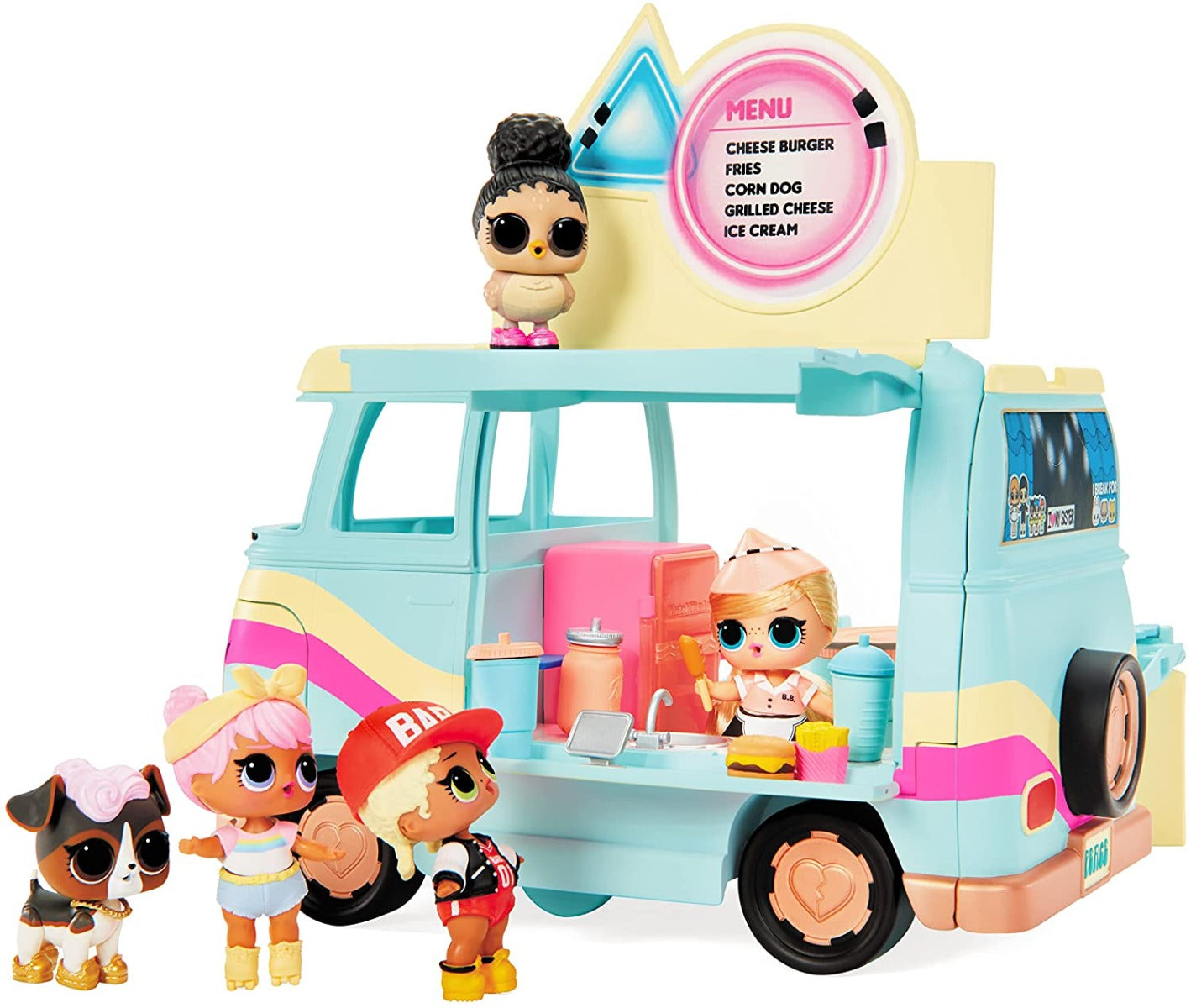 Buy LOL Surprise 5 in 1 Grill & Groove Camper Fully Furnished Playset with Multiple Surprises | Yallatoys.com