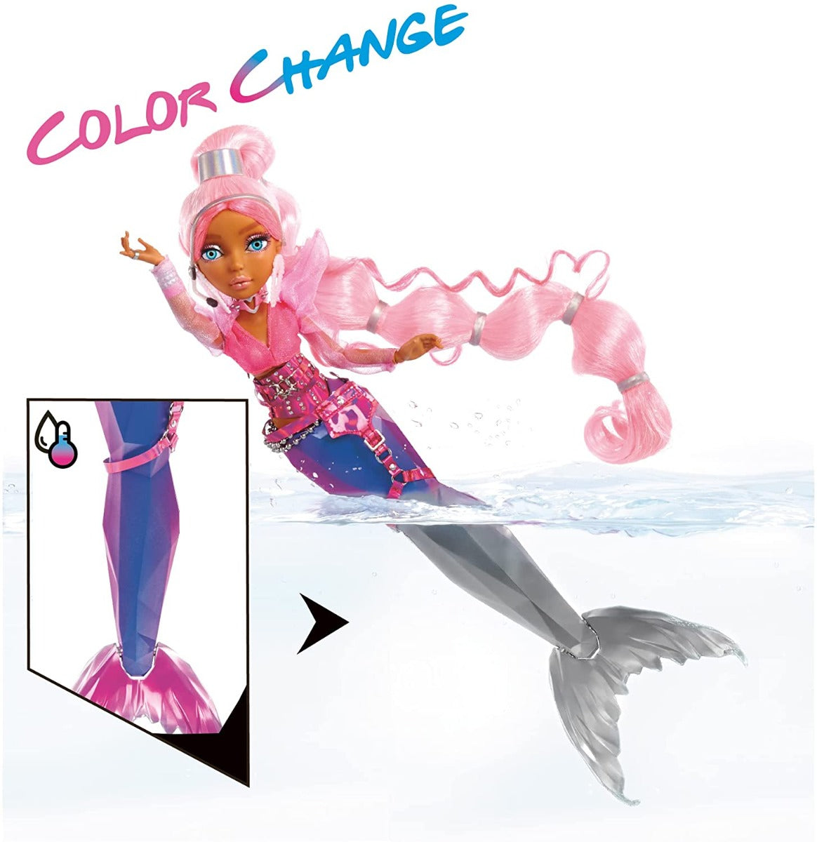 Buy Mermaze Mermaidz Color Change Harmonique Mermaid Fashion Doll with Designer Outfit & Accessories | Yallatoys.com