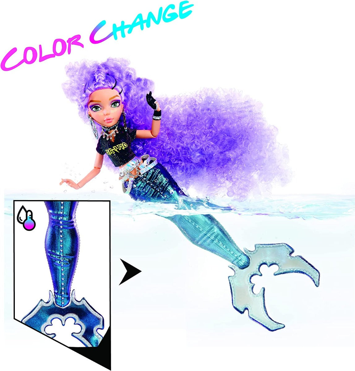 Buy Mermaze Mermaidz Color Change Riviera Mermaid Fashion Doll with Designer Outfit & Accessories | Yallatoys.com