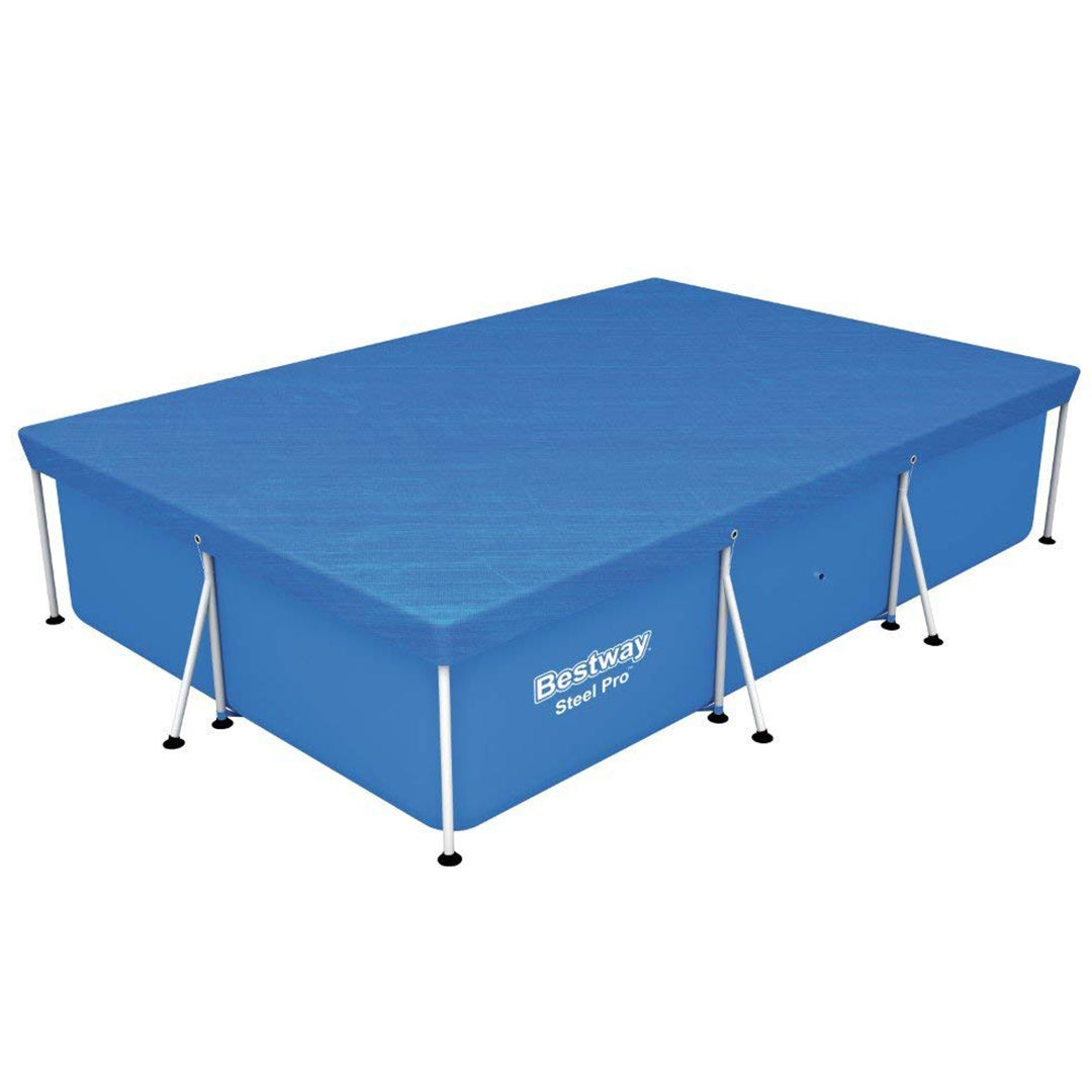 Buy Bestway Flowclear Pro Rectangular Above Ground Swimming Pool Cover Blue | Yallatoys.com