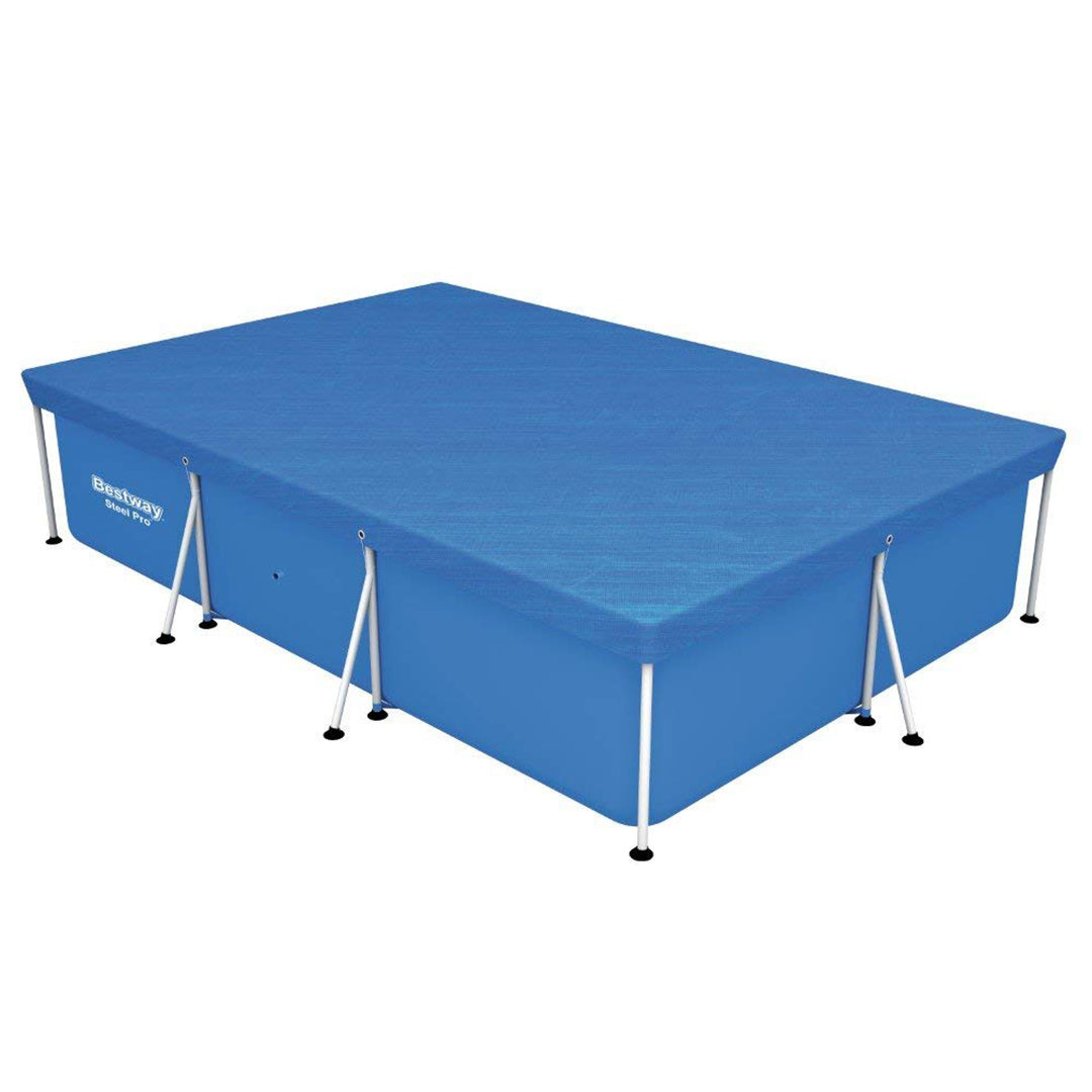Buy Bestway Flowclear Pro Rectangular Above Ground Swimming Pool Cover Blue | Yallatoys.com