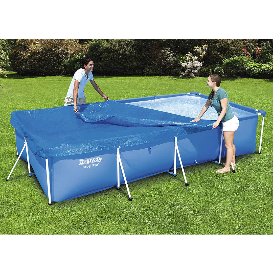 Buy Bestway Flowclear Pro Rectangular Above Ground Swimming Pool Cover | Yallatoys.com