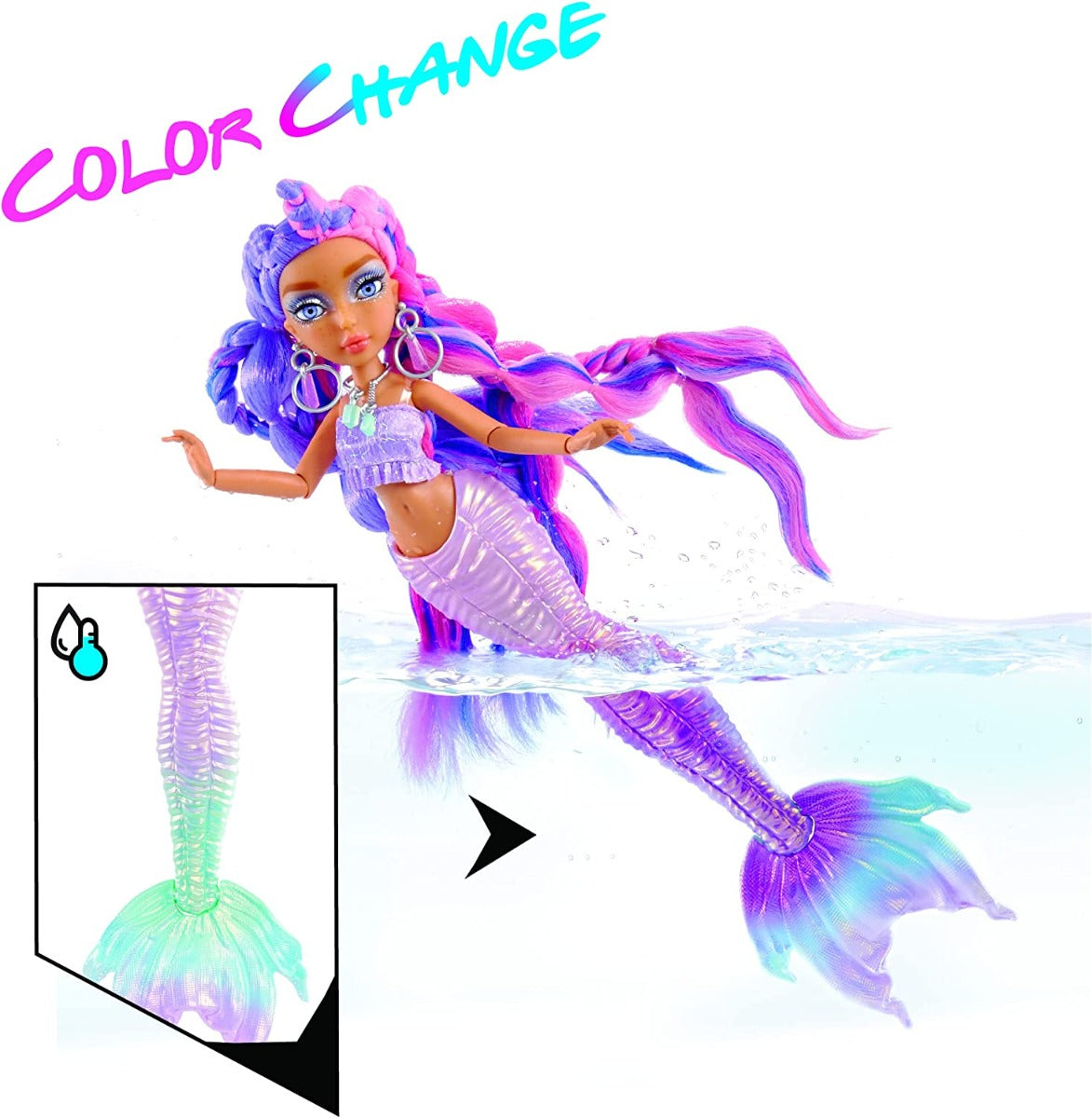 Buy Mermaze Mermaidz Color Change Kishiko Mermaid Fashion Doll with Designer Outfit & Accessories | Yallatoys.com