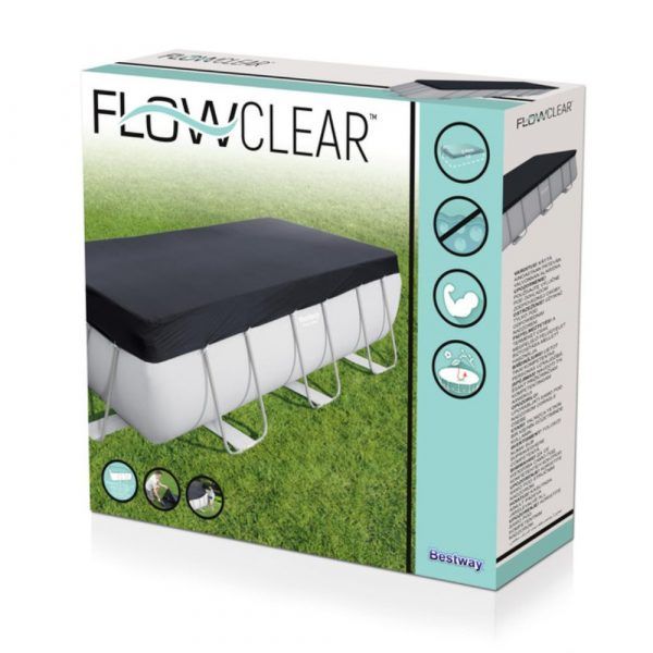 Buy Bestway Flowclear Rectangular PVC Pool Cover | Yallatoys.com
