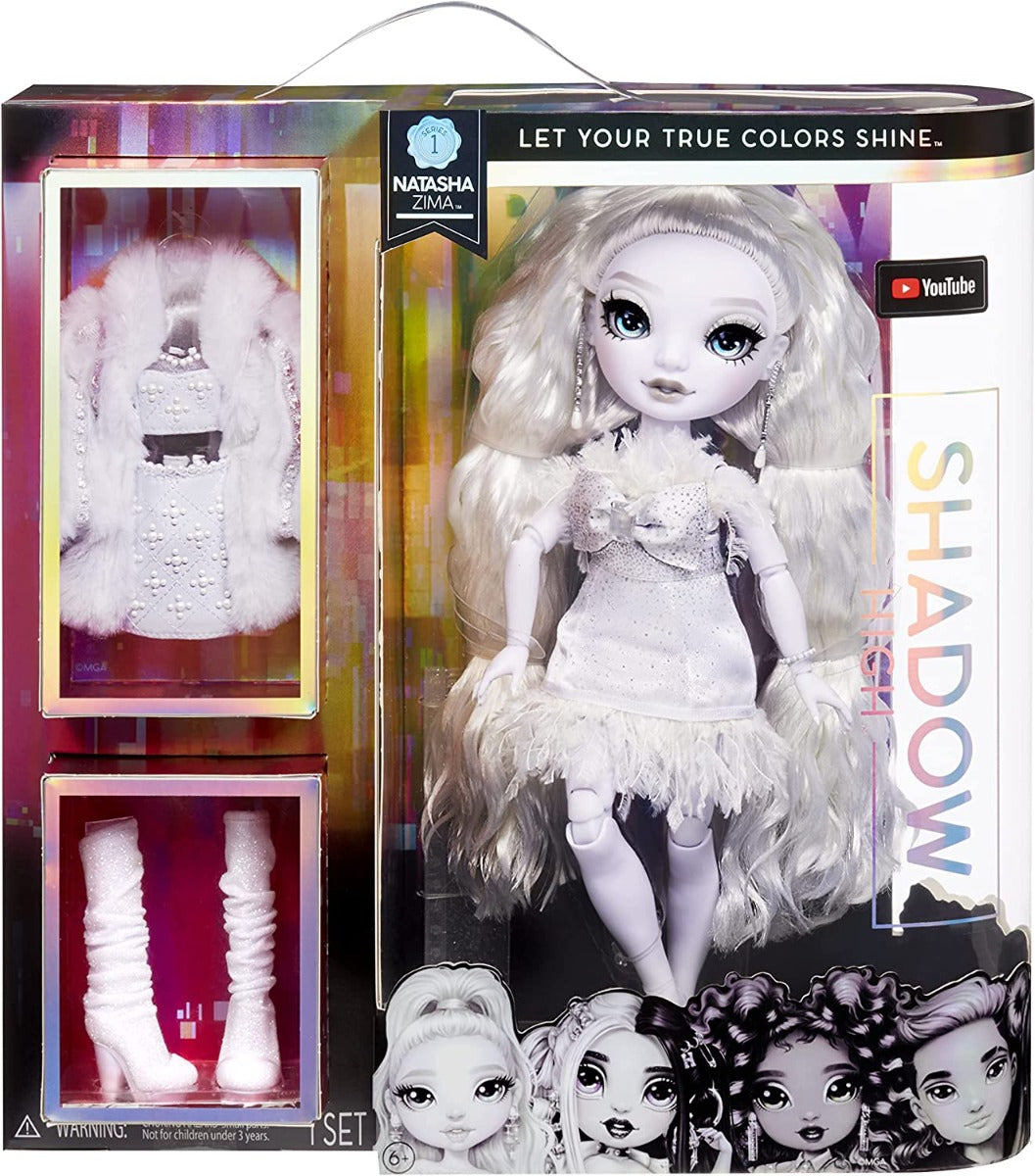 Buy Rainbow High Shadow Series 1 Natasha Zima Grayscale Fashion Doll | Yallatoys.com