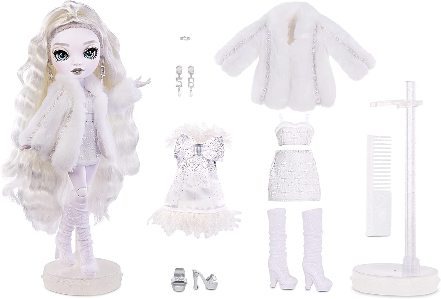 Buy Rainbow High Shadow Series 1 Natasha Zima Grayscale Fashion Doll | Yallatoys.com