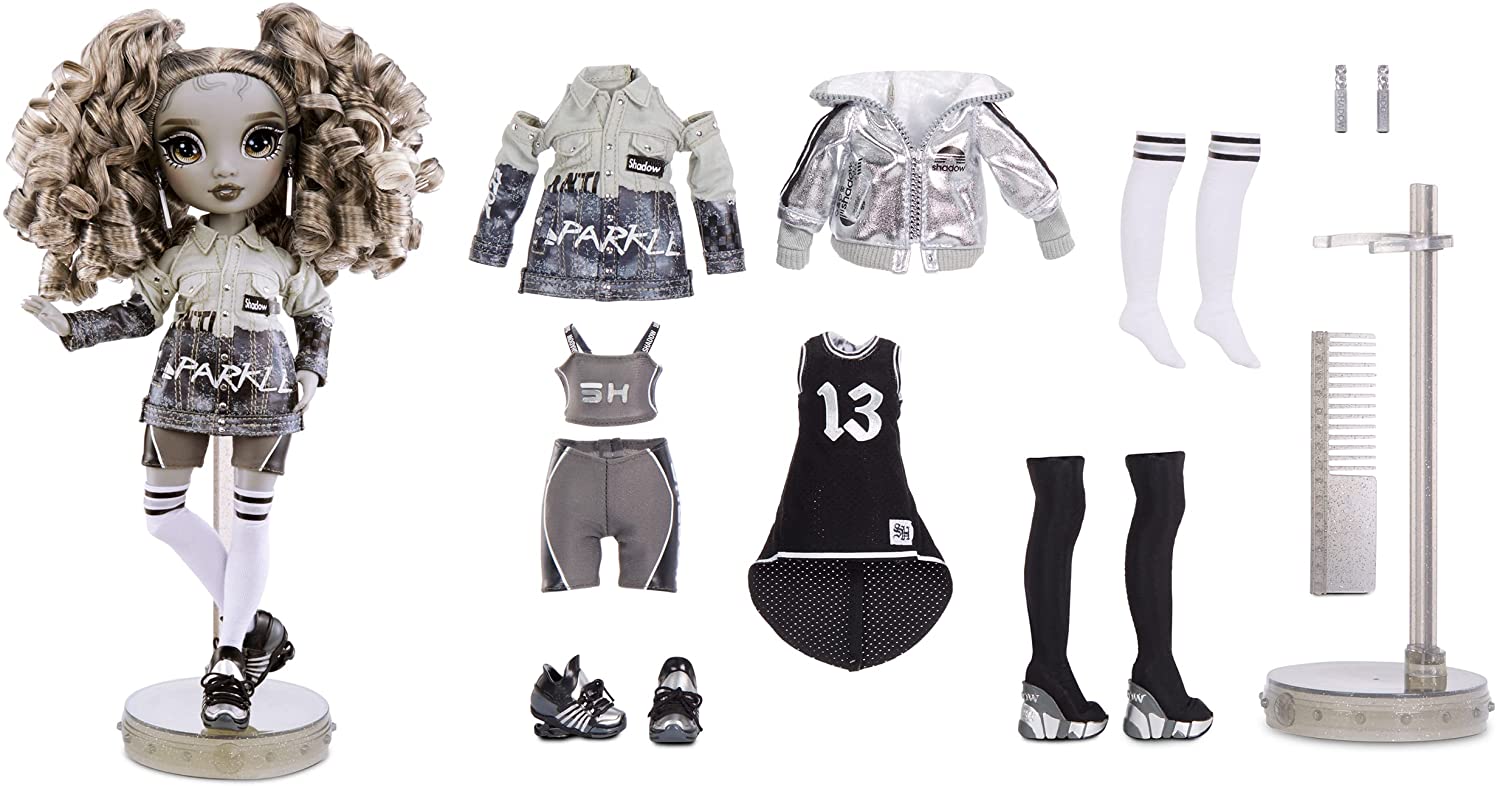 Buy Rainbow High Shadow Series 1 Nicole Steel Grayscale Fashion Doll | Yallatoys.com