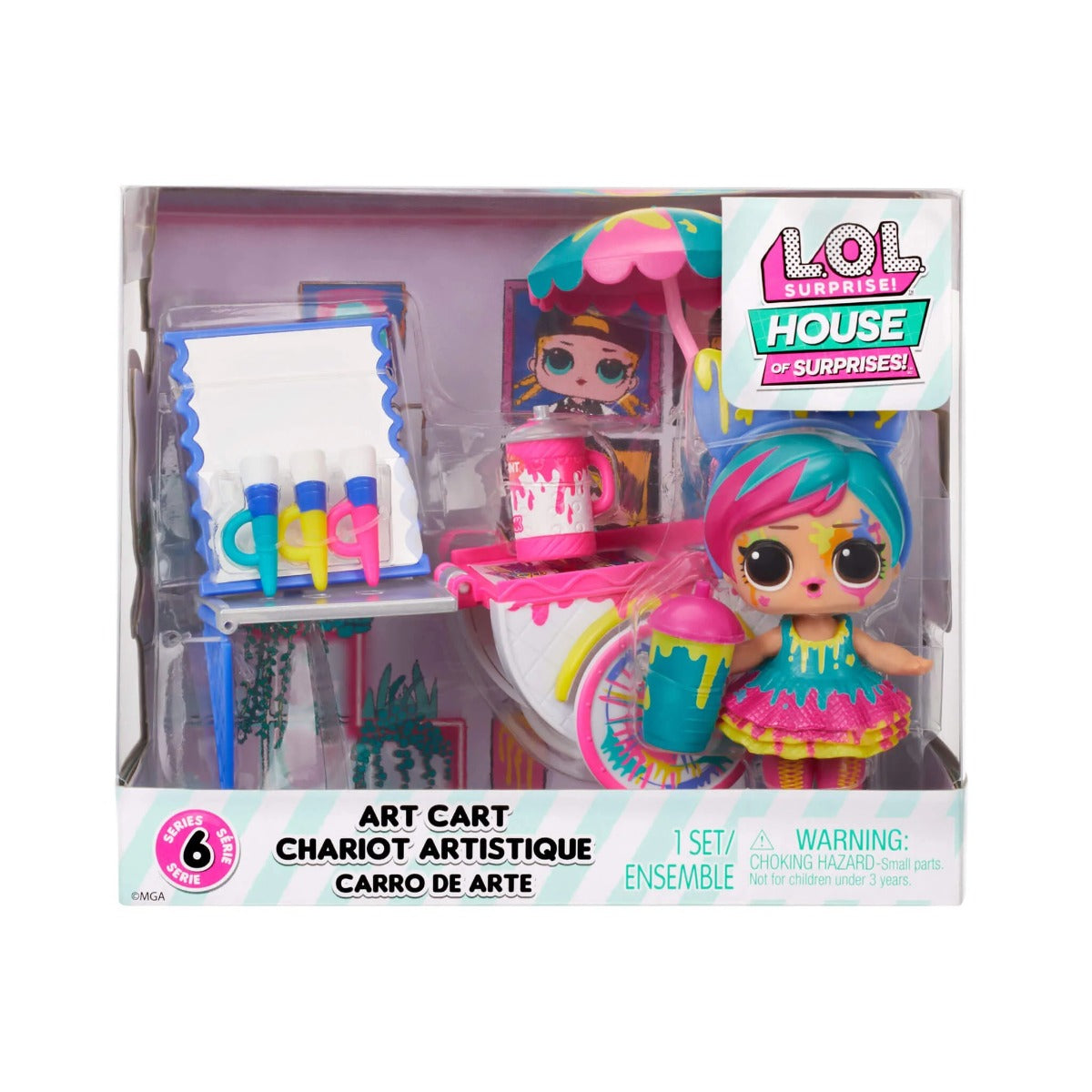 Buy LOL Surprise House Furniture Playset with Doll Series 2 (Sold Separately Subject to Availability) | Yallatoys.com