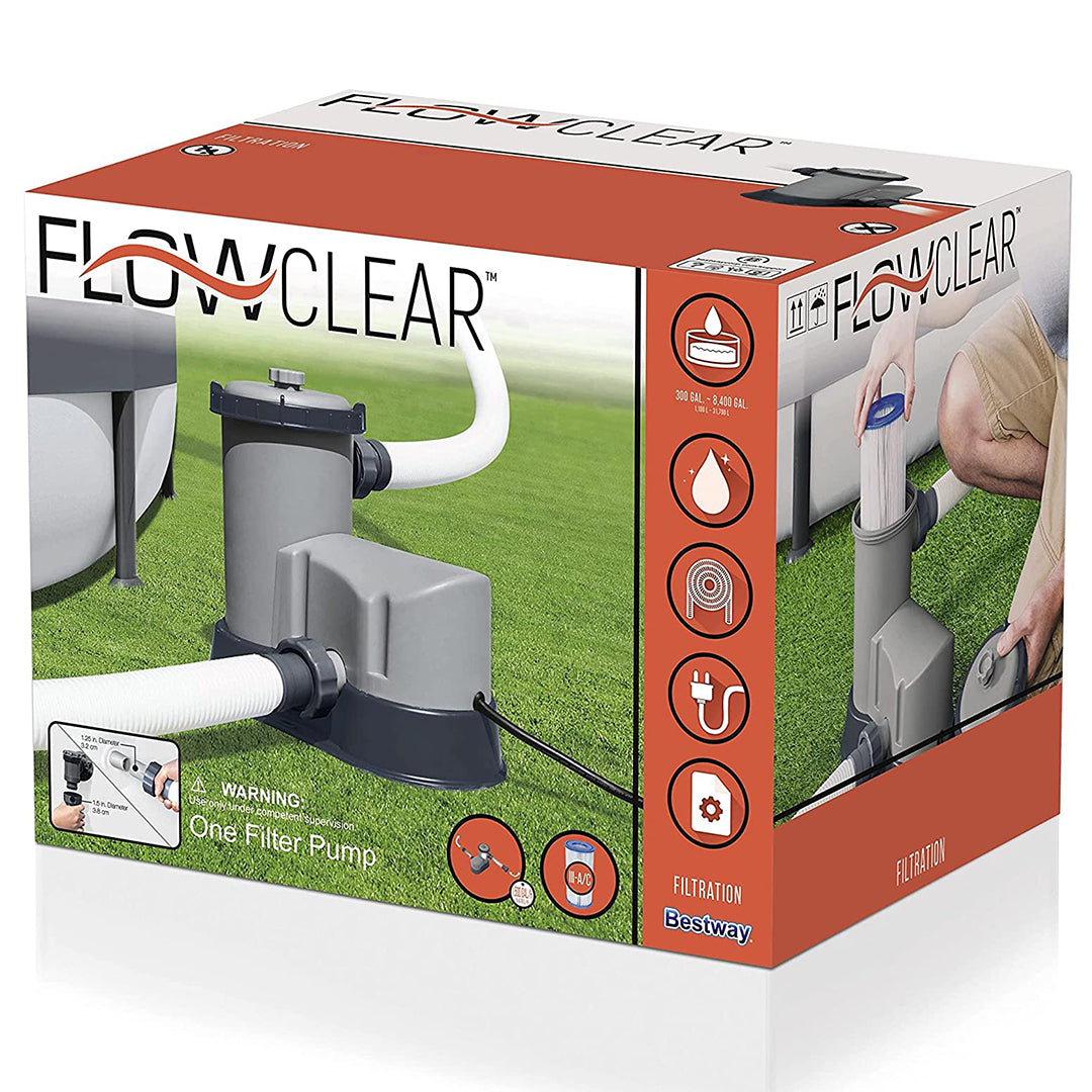 Buy Bestway 1500gal Flowclear Filter Pump | Yallatoys.com